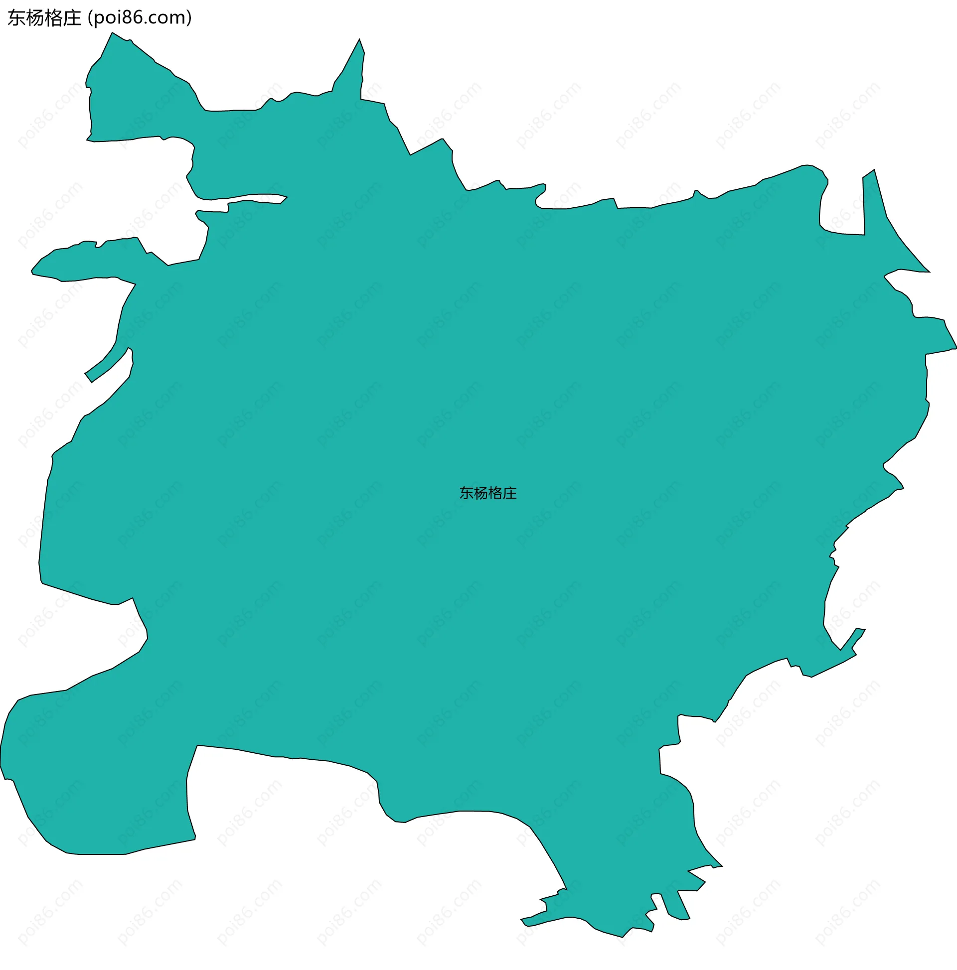 东杨格庄边界地图