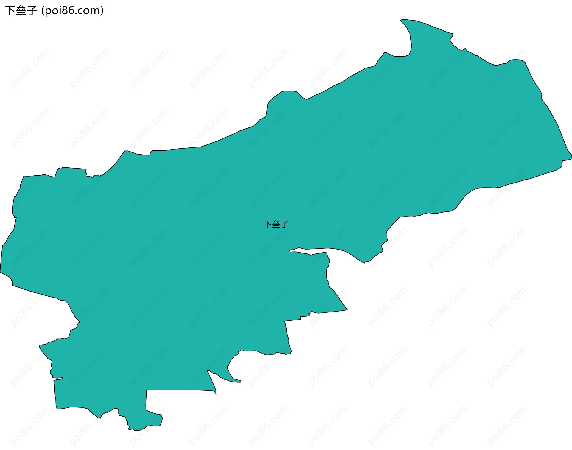 下垒子边界地图