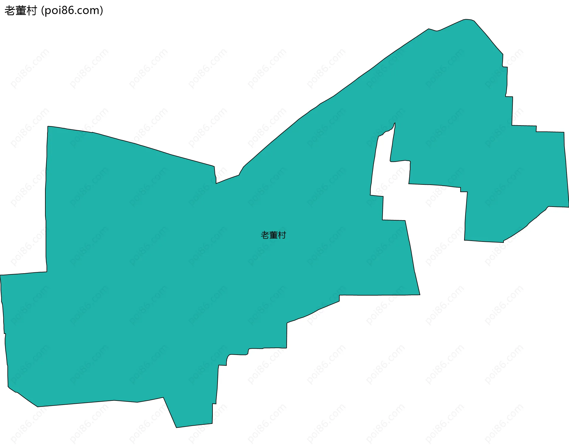 老董村边界地图