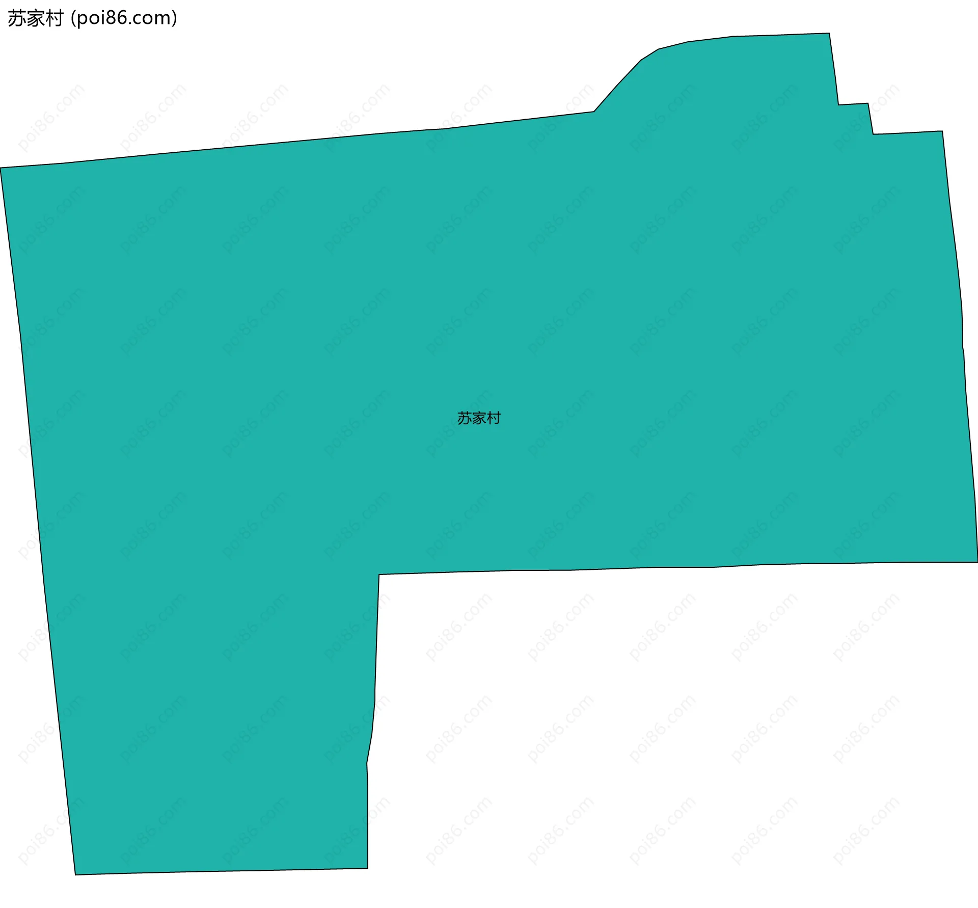 苏家村边界地图