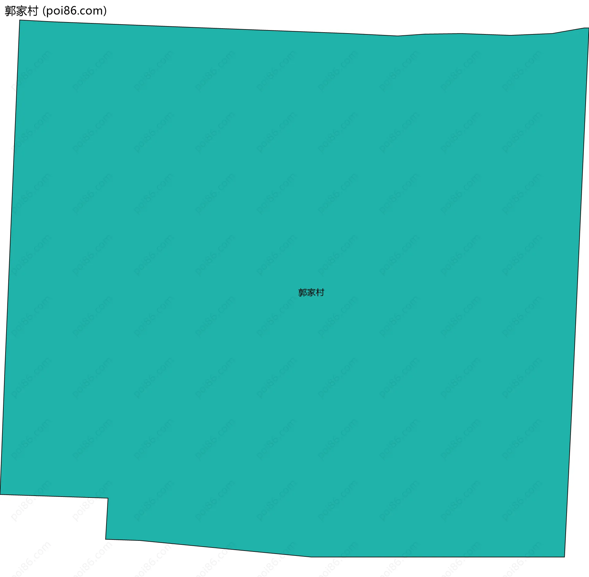 郭家村边界地图