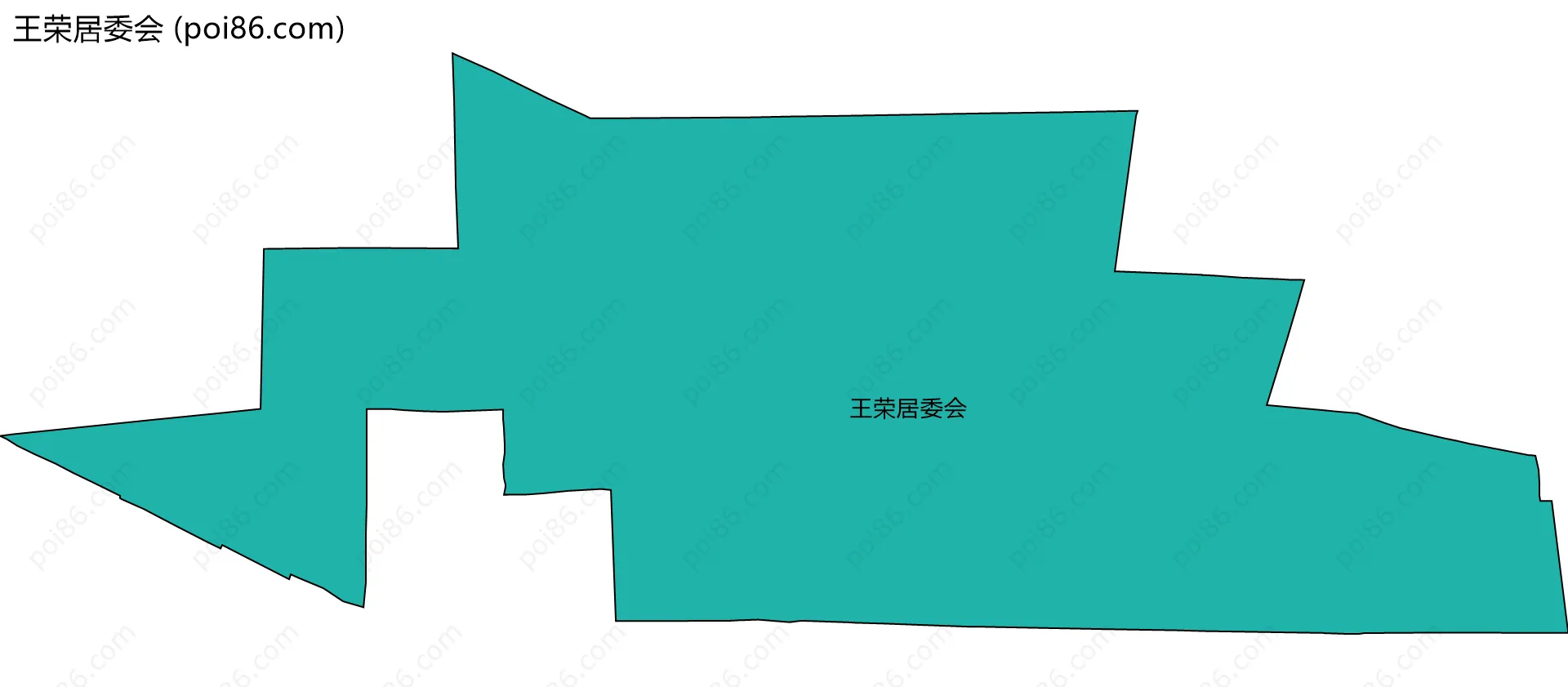 王荣居委会边界地图