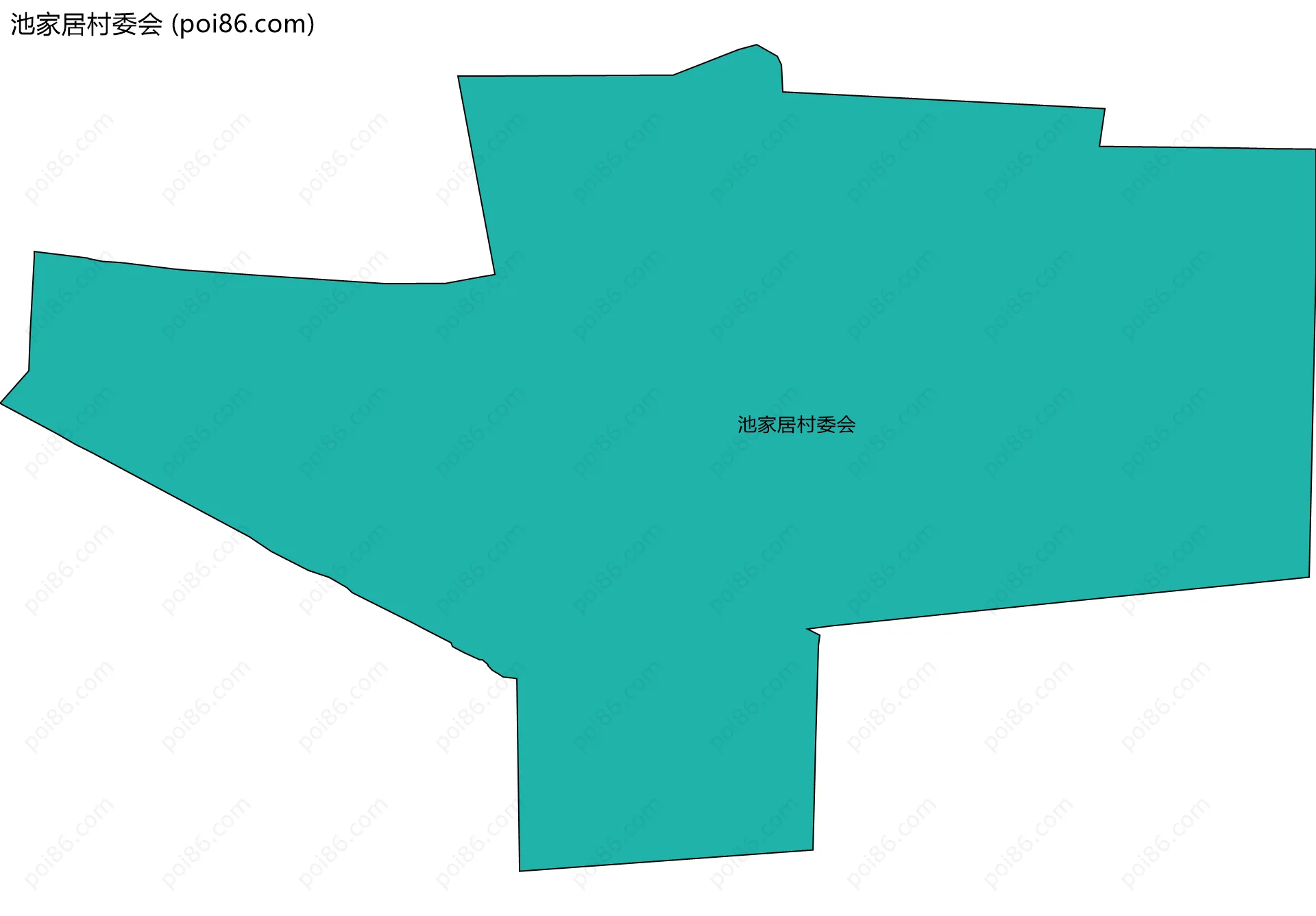 池家居村委会边界地图