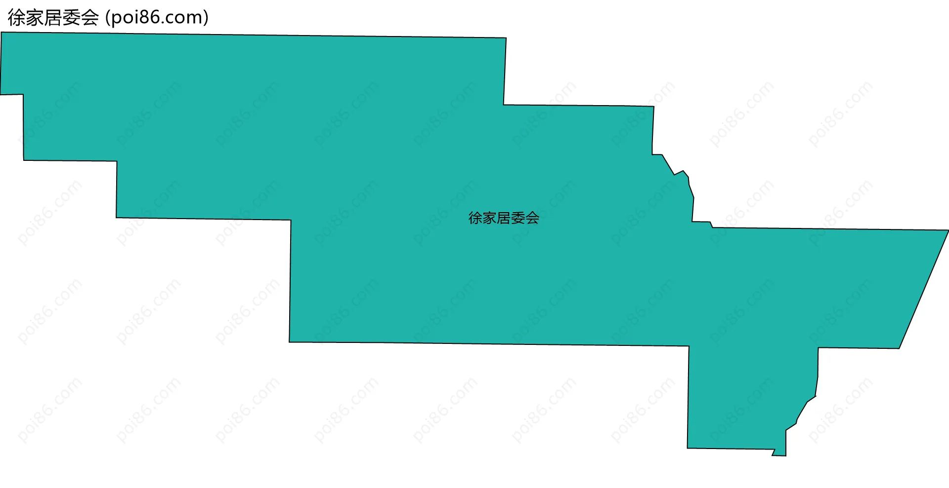 徐家居委会边界地图
