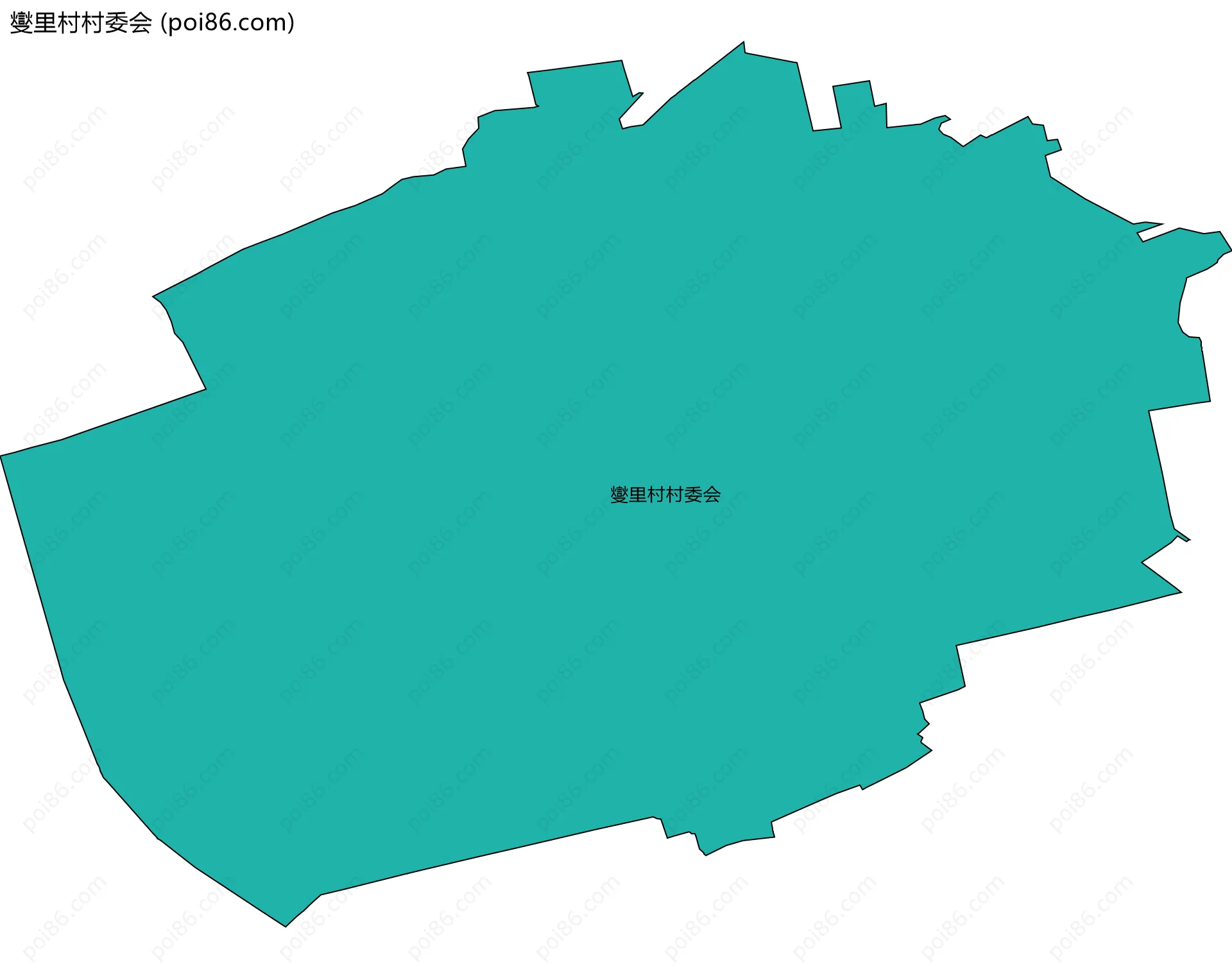 燮里村村委会边界地图