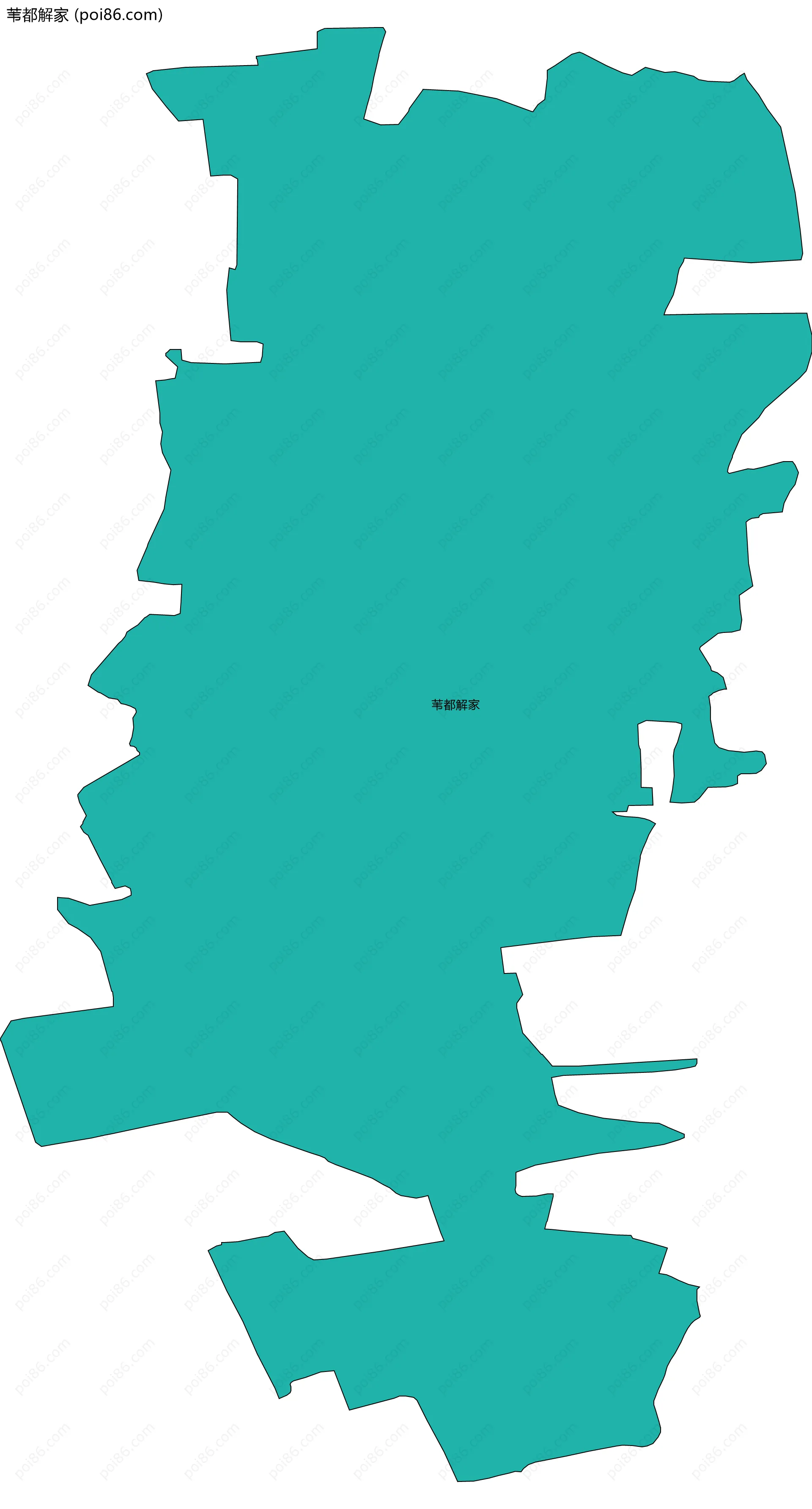 苇都解家边界地图