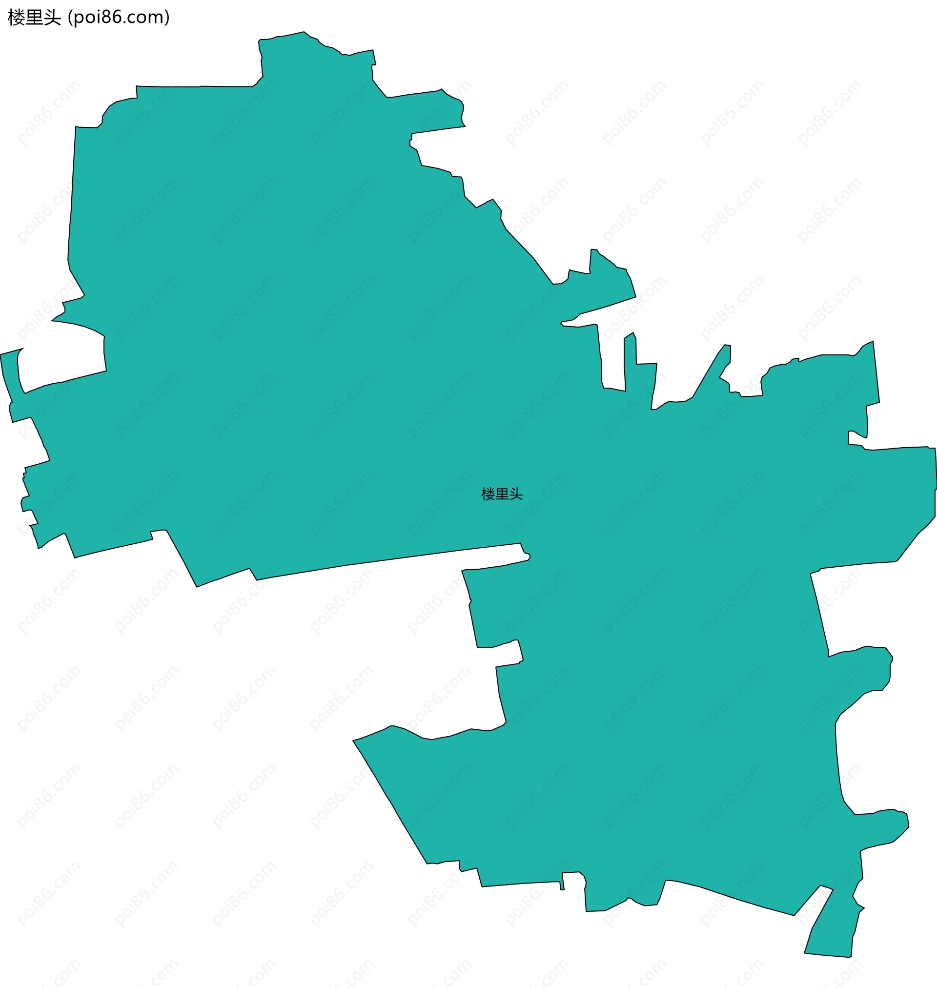 楼里头边界地图