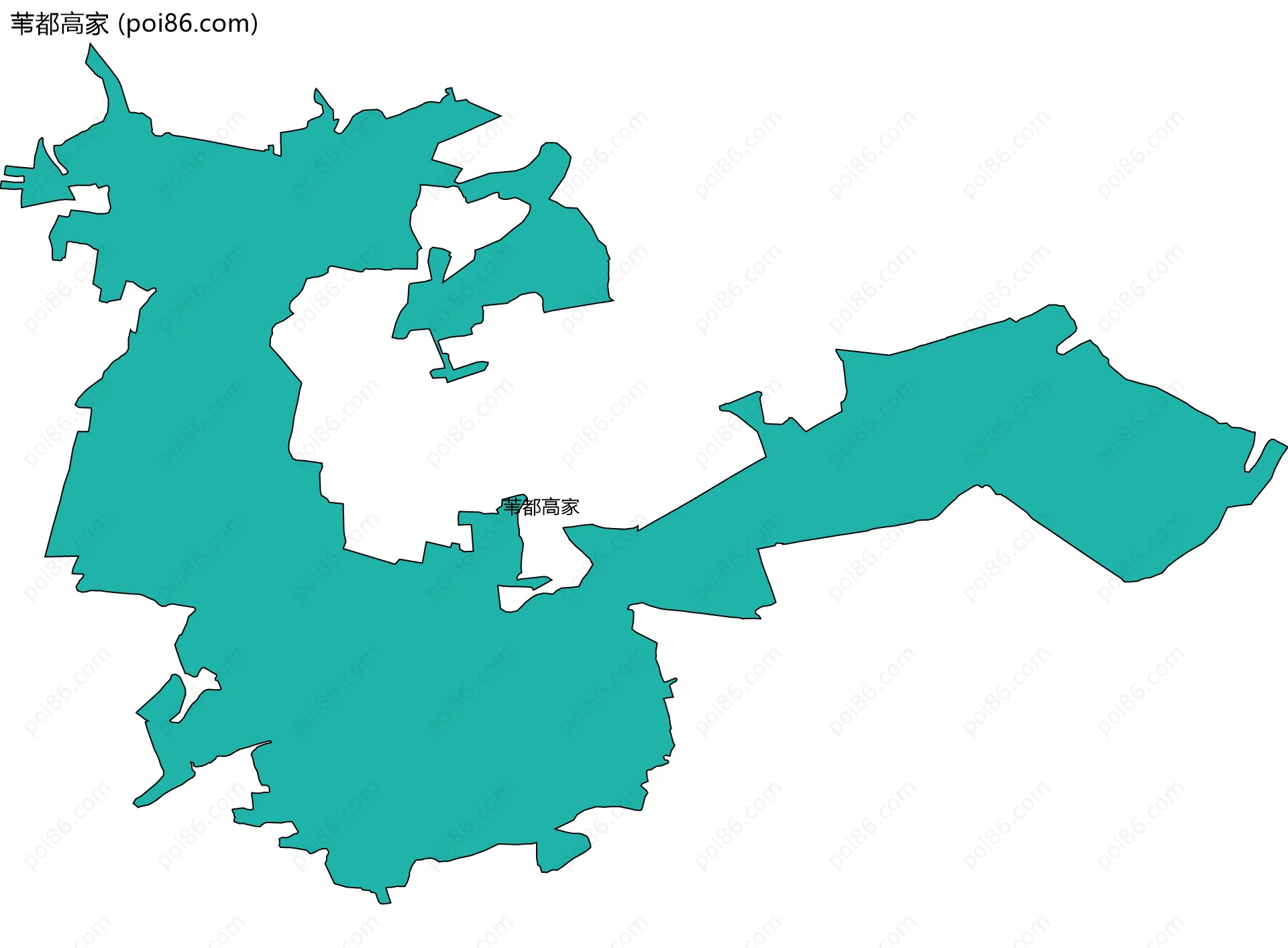 苇都高家边界地图