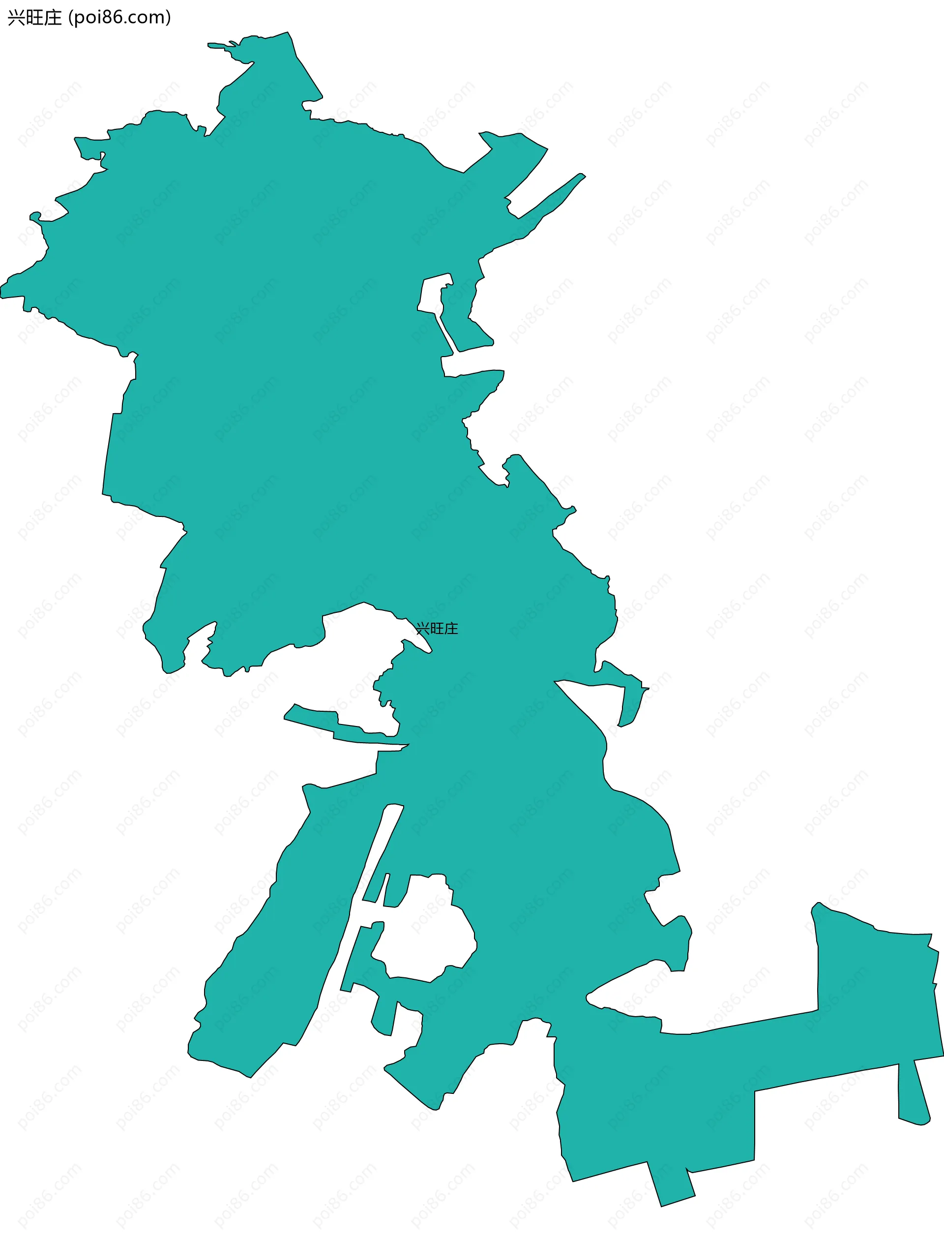 兴旺庄边界地图