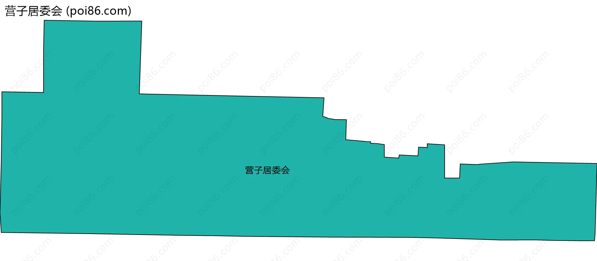 营子居委会边界地图