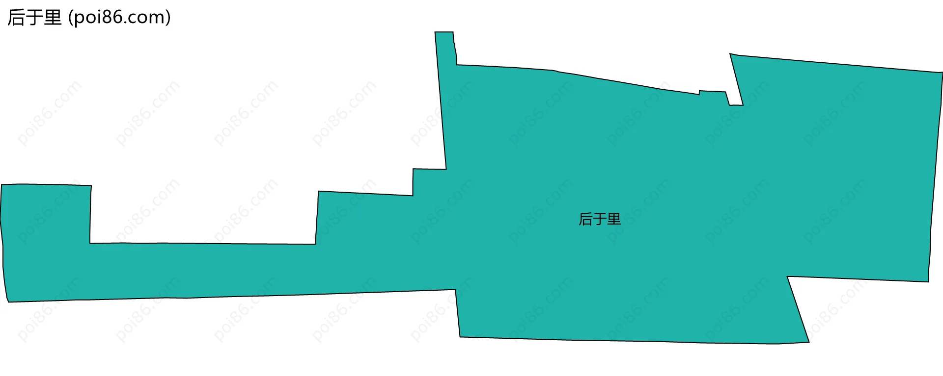 后于里边界地图