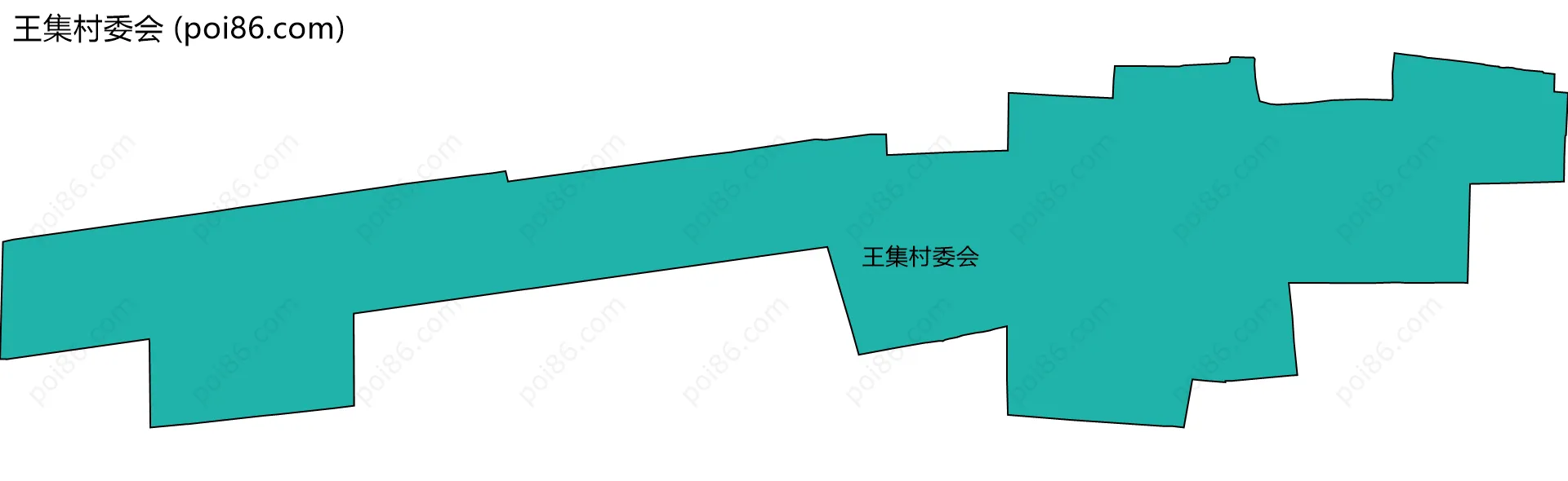 王集村委会边界地图