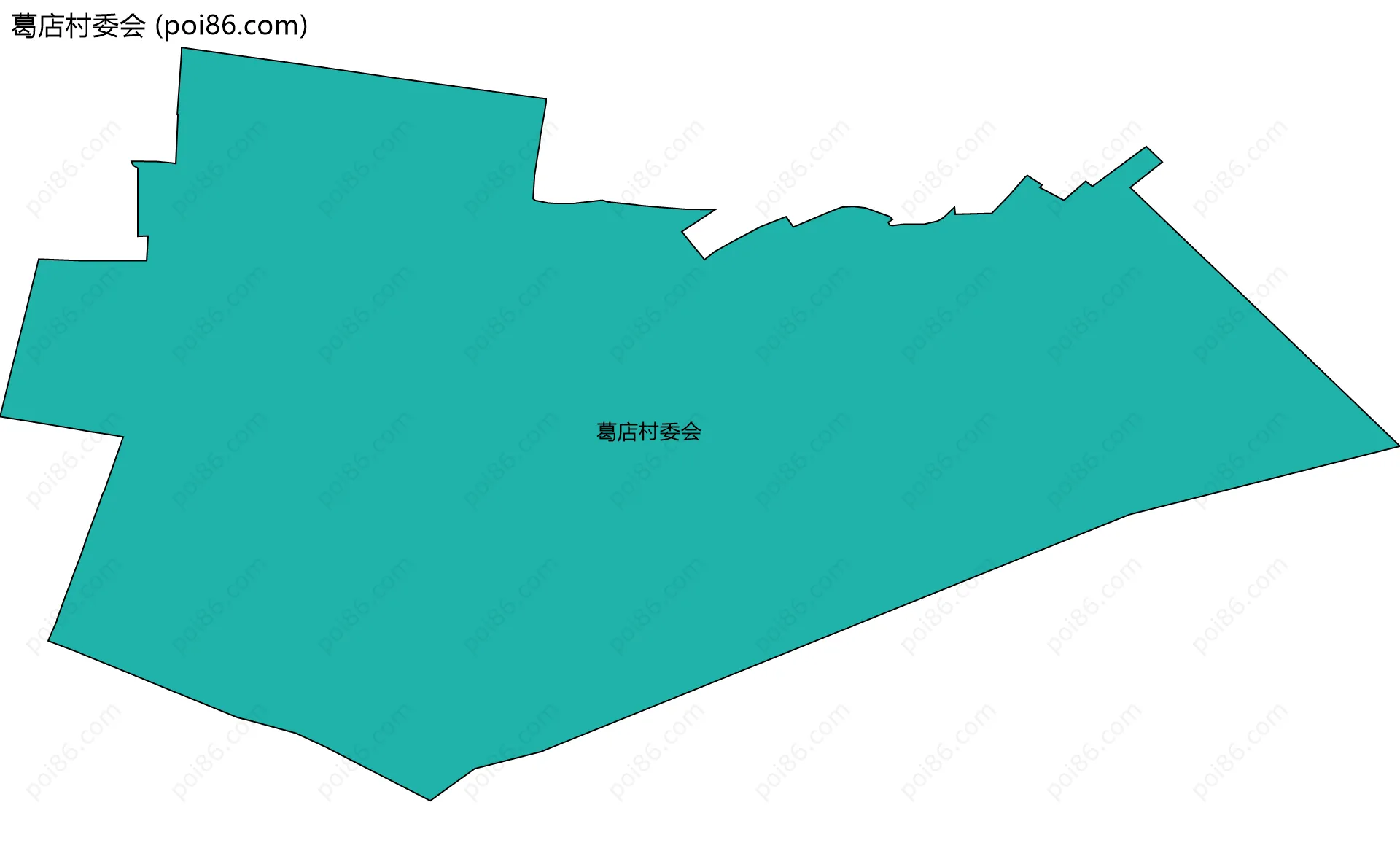 葛店村委会边界地图