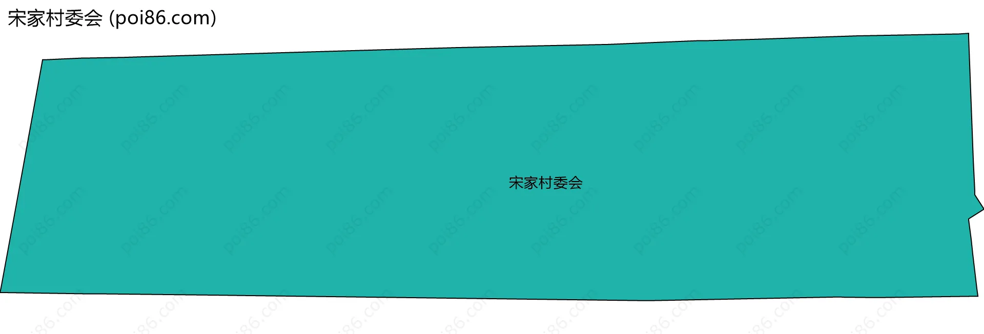 宋家村委会边界地图