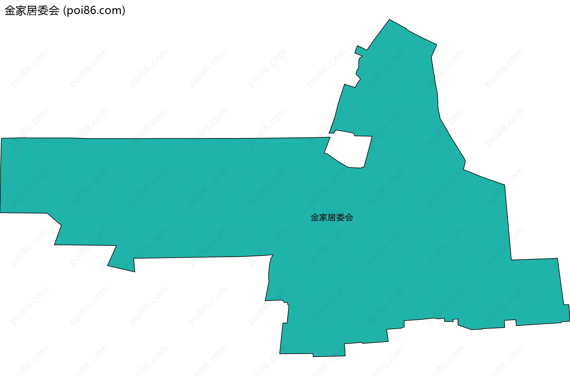 金家居委会边界地图