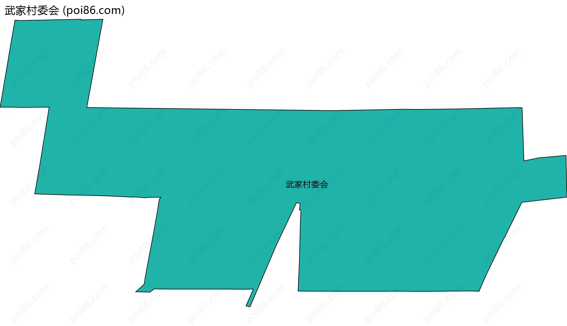 武家村委会边界地图