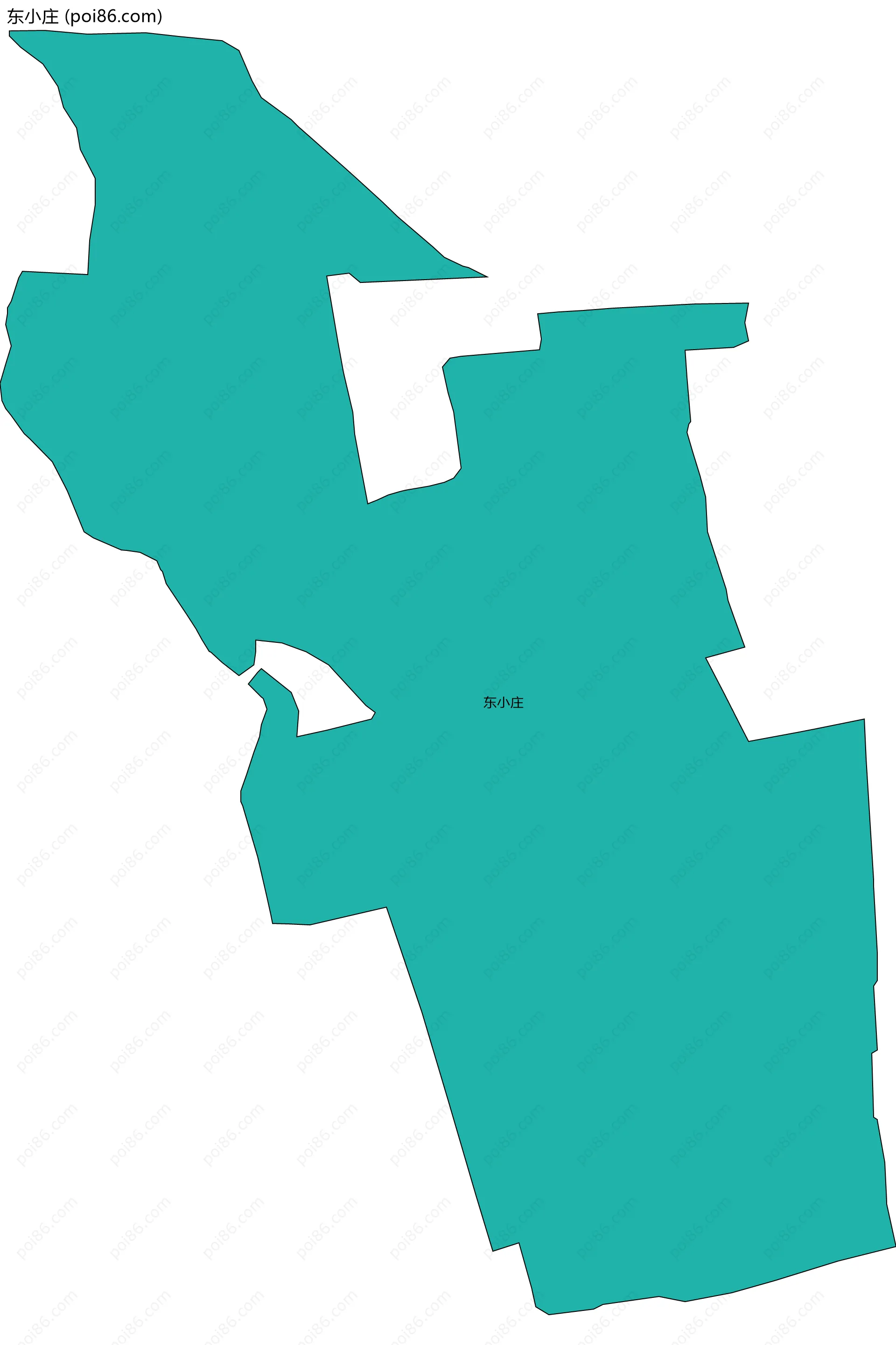 东小庄边界地图