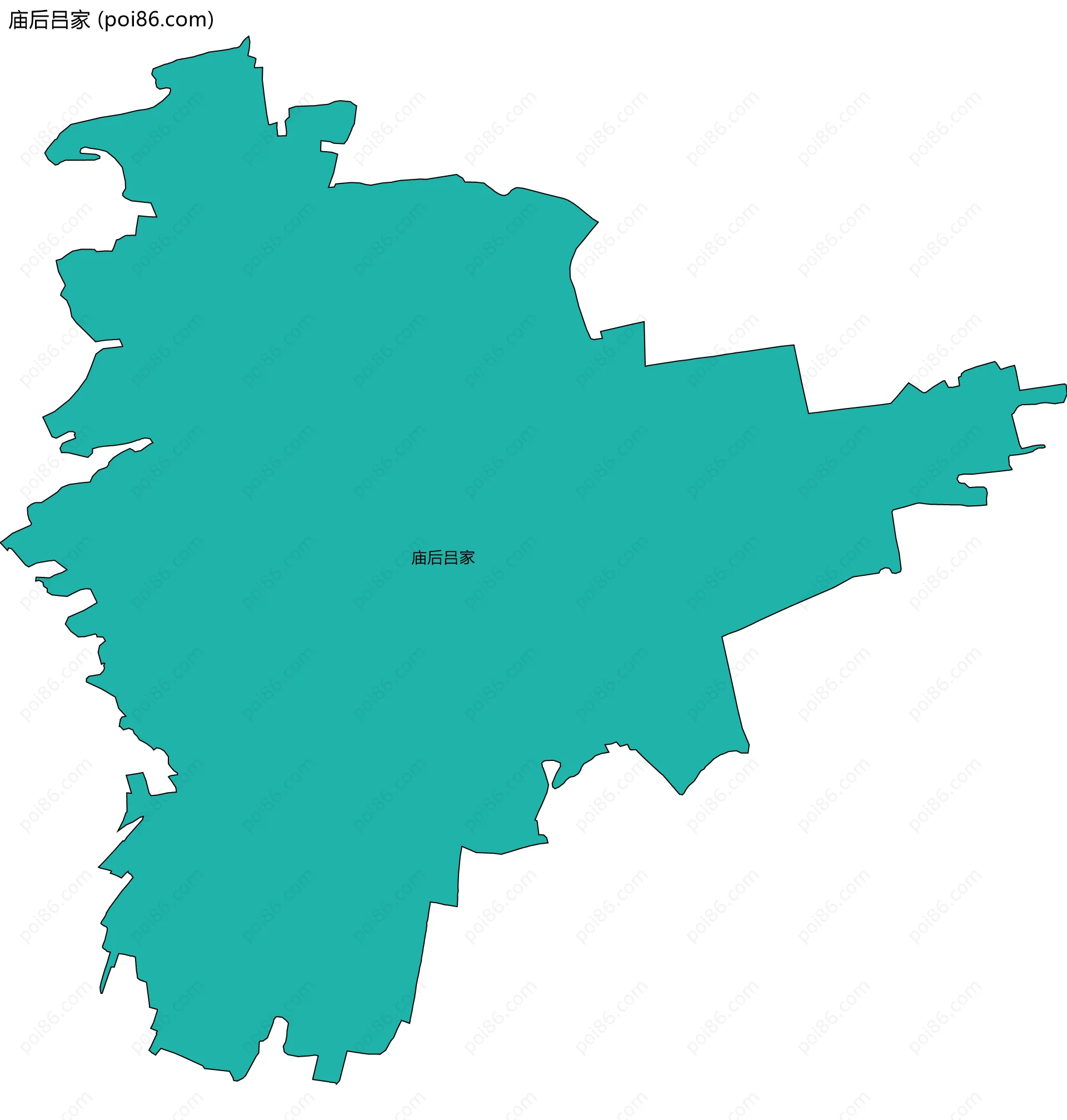 庙后吕家边界地图