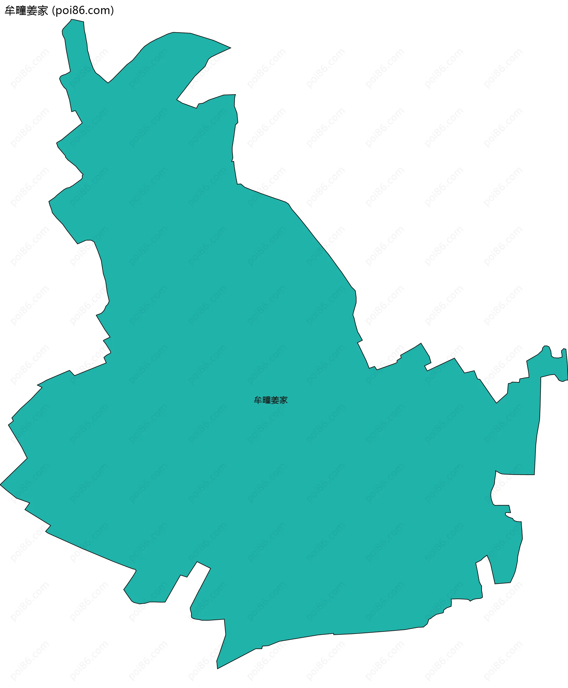 牟疃姜家边界地图