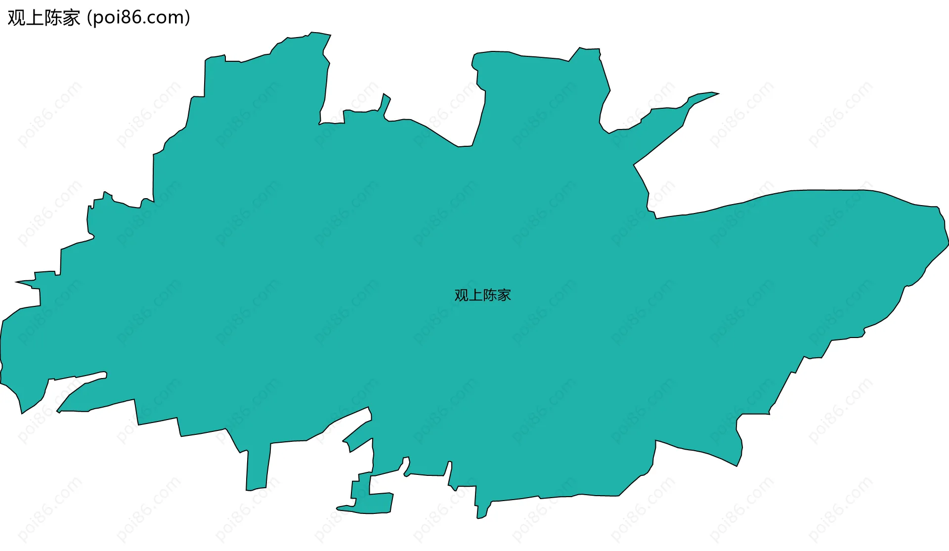 观上陈家边界地图