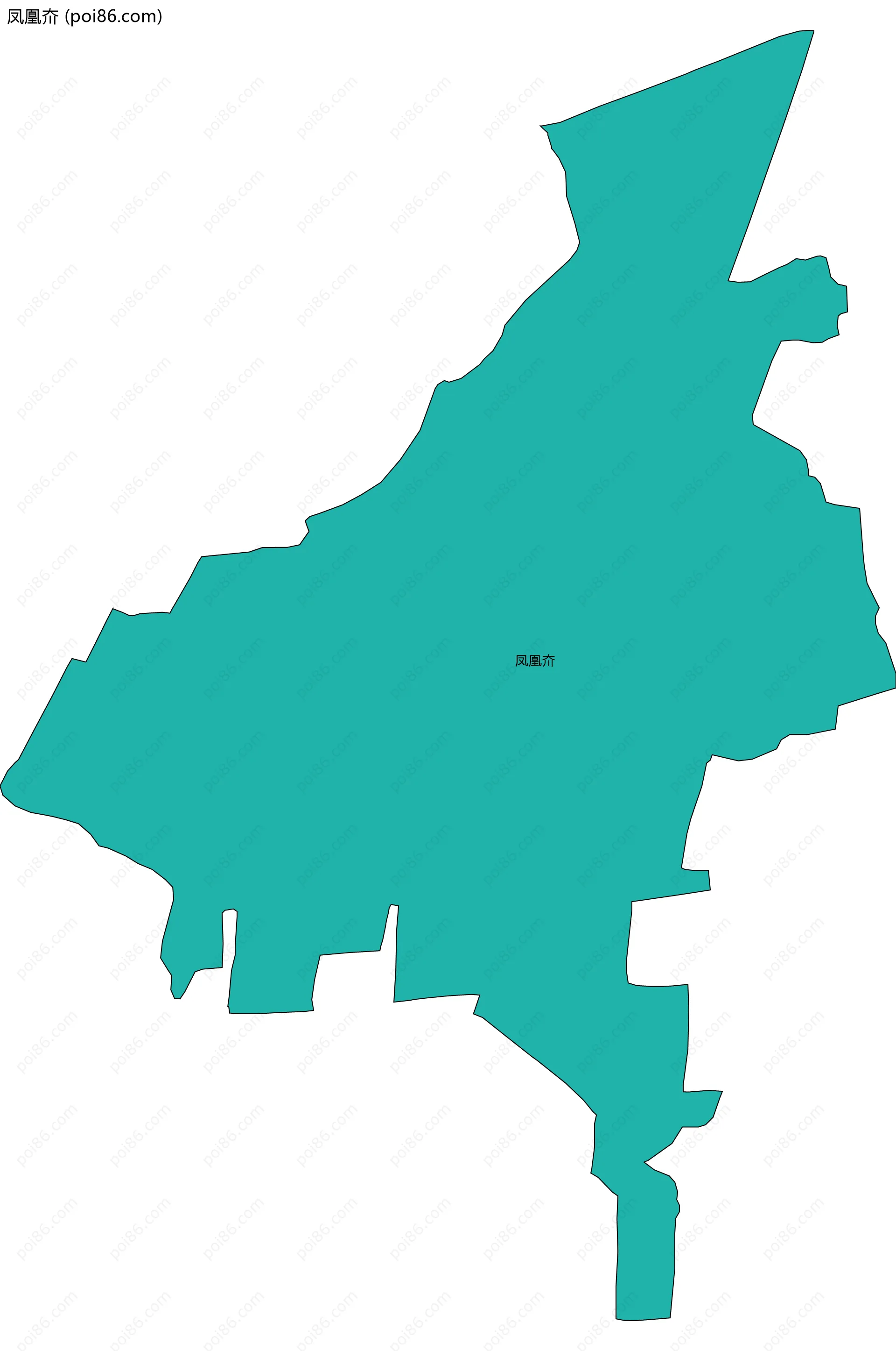 凤凰夼边界地图