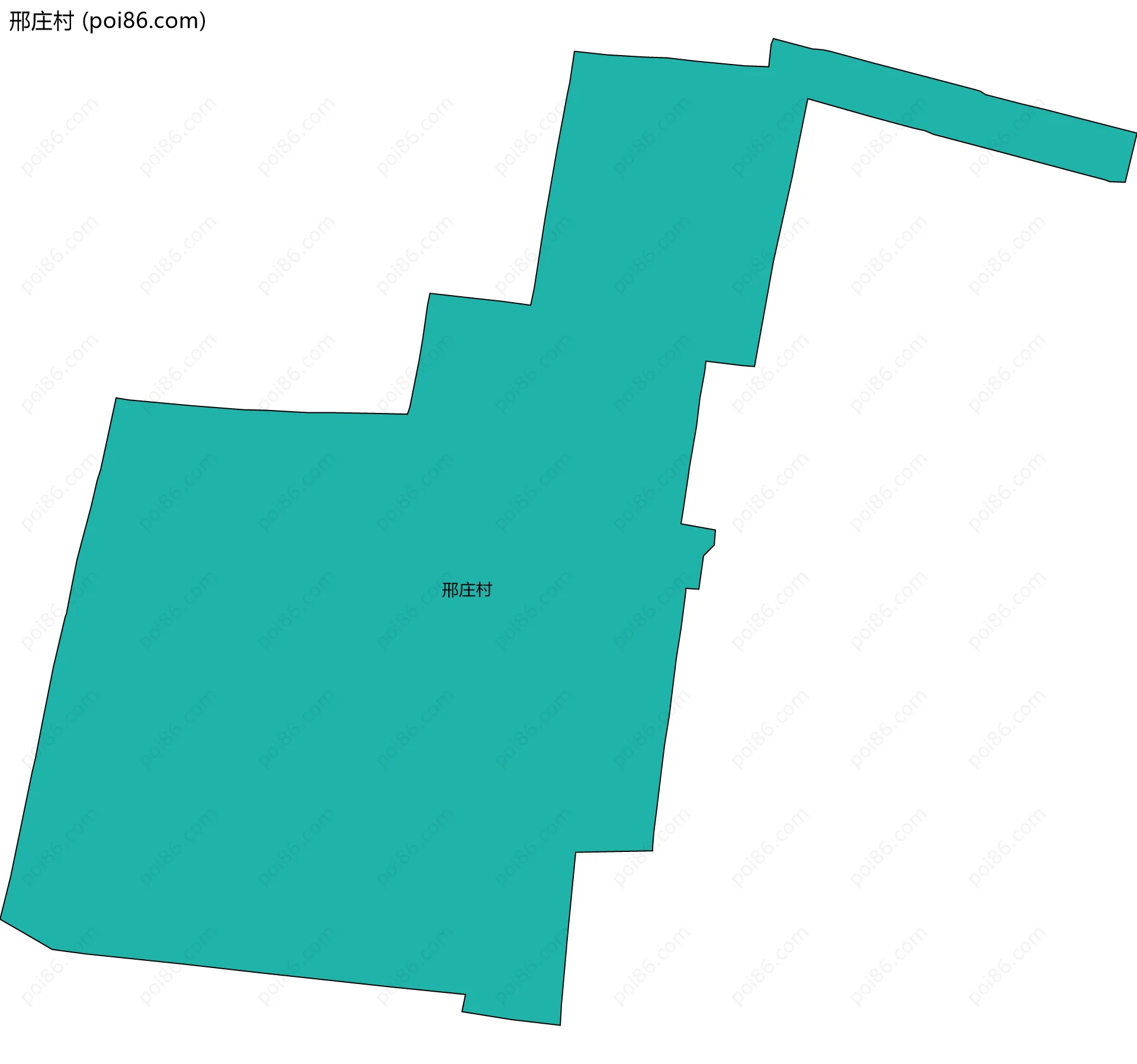 邢庄村边界地图