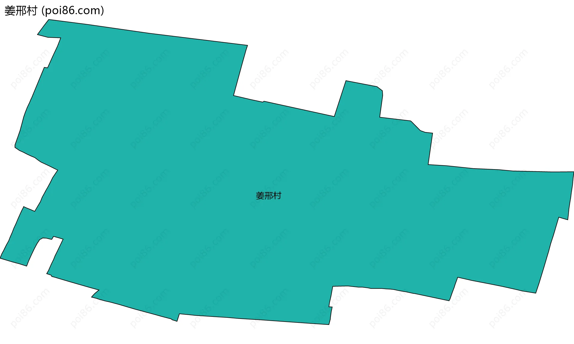 姜邢村边界地图