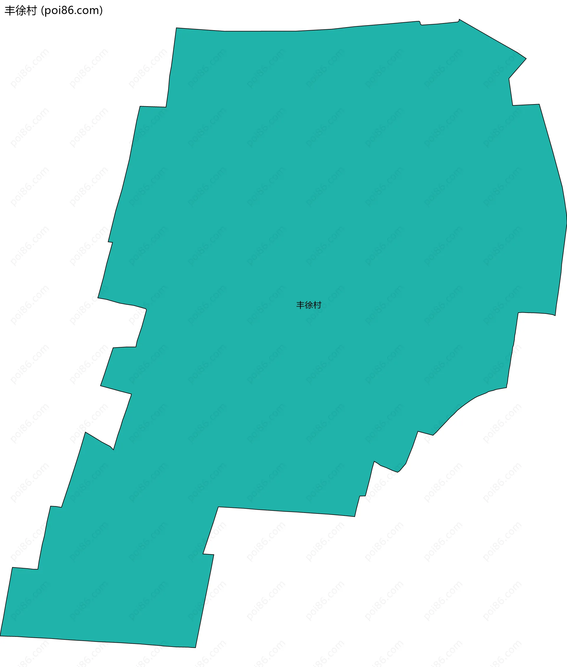 丰徐村边界地图