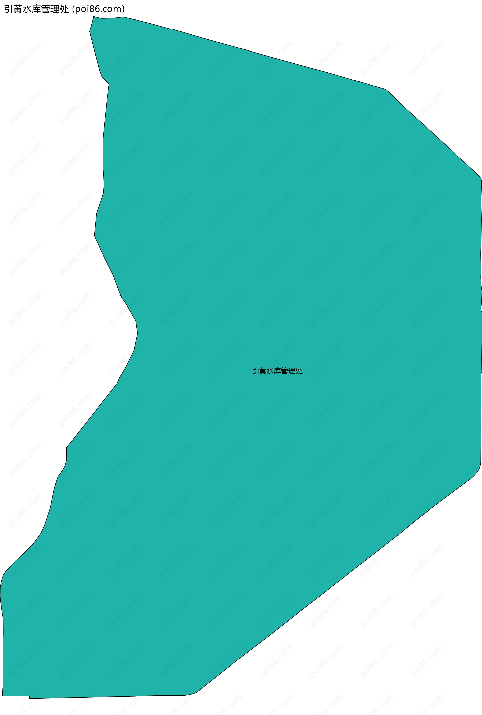 引黄水库管理处边界地图