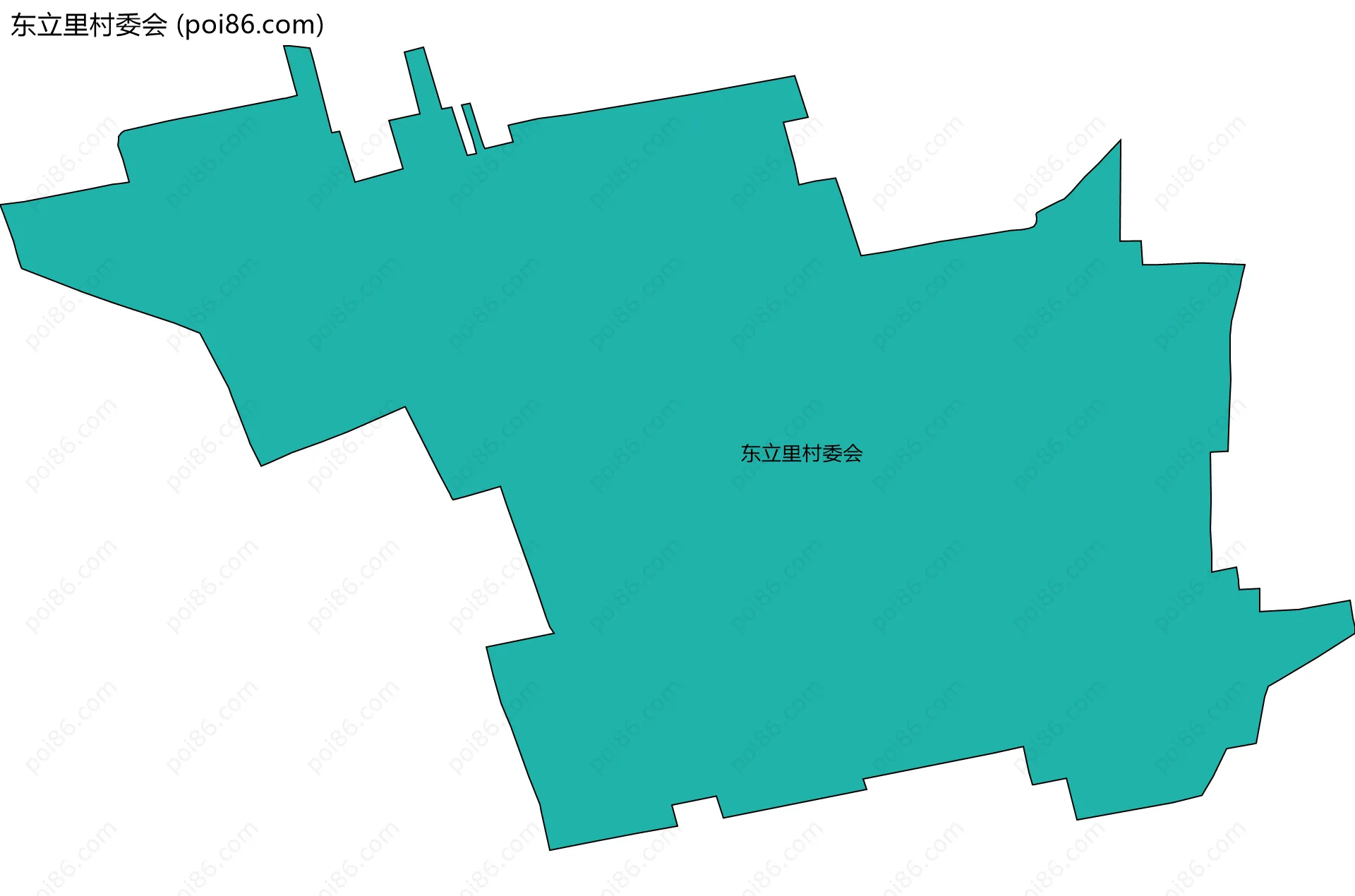 东立里村委会边界地图