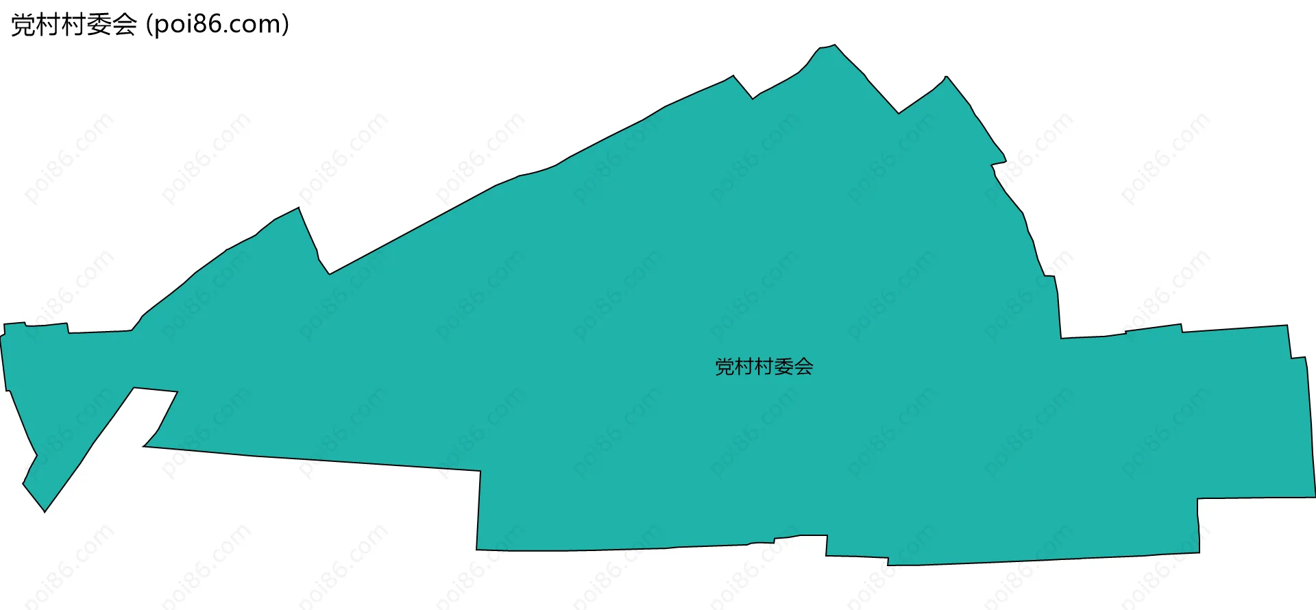 党村村委会边界地图