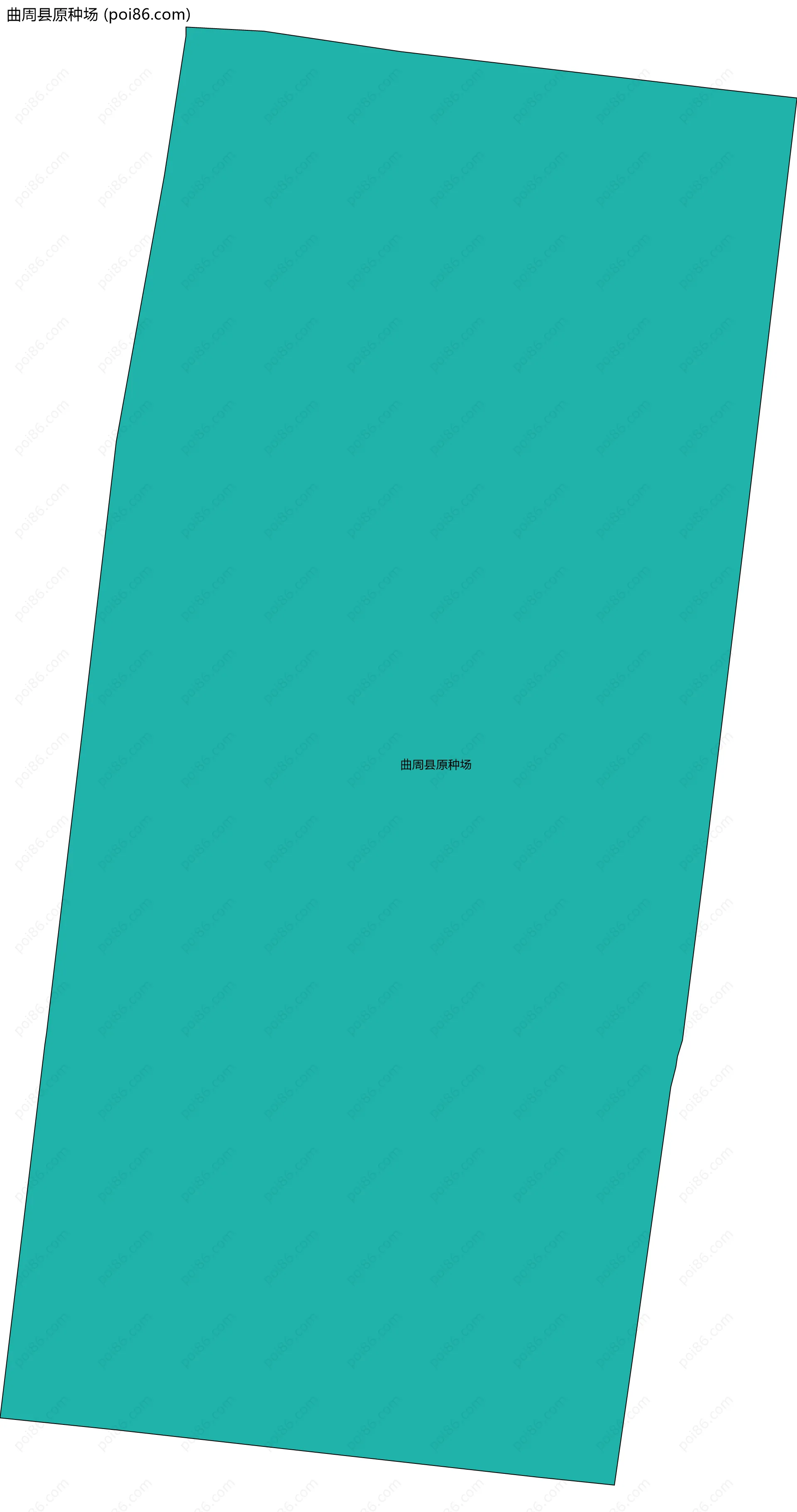 曲周县原种场边界地图