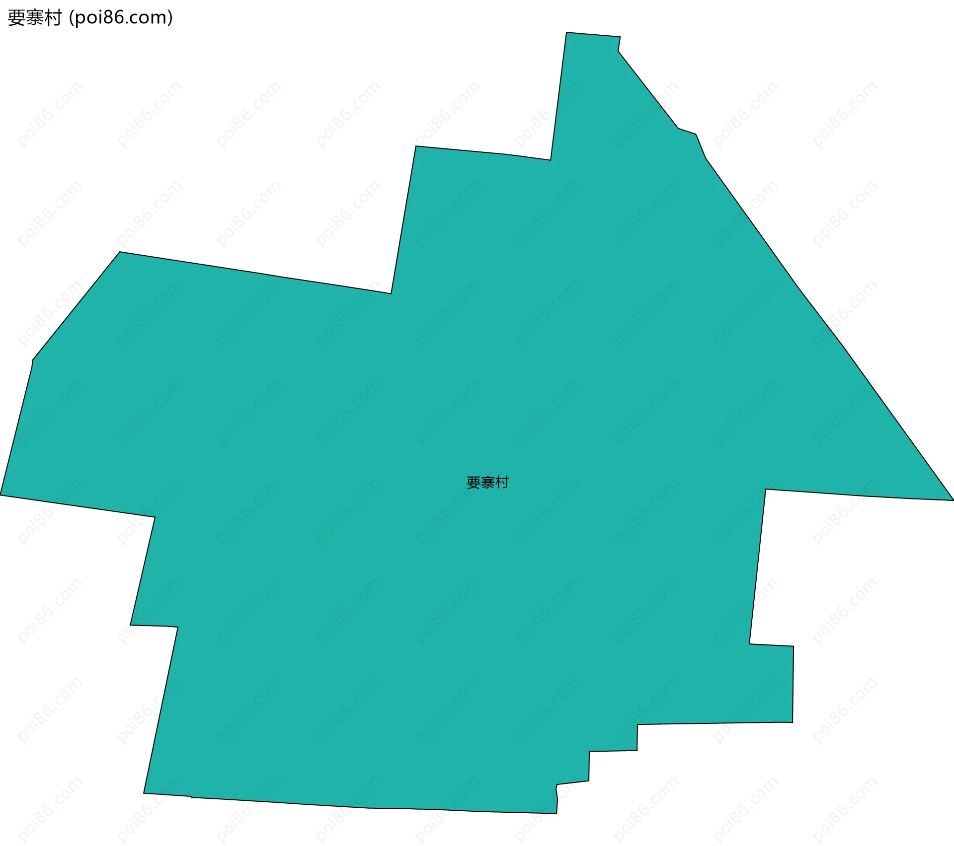 要寨村边界地图