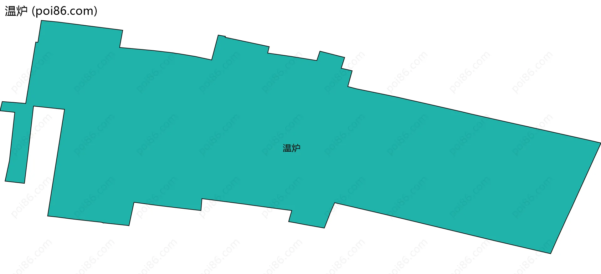 温炉边界地图