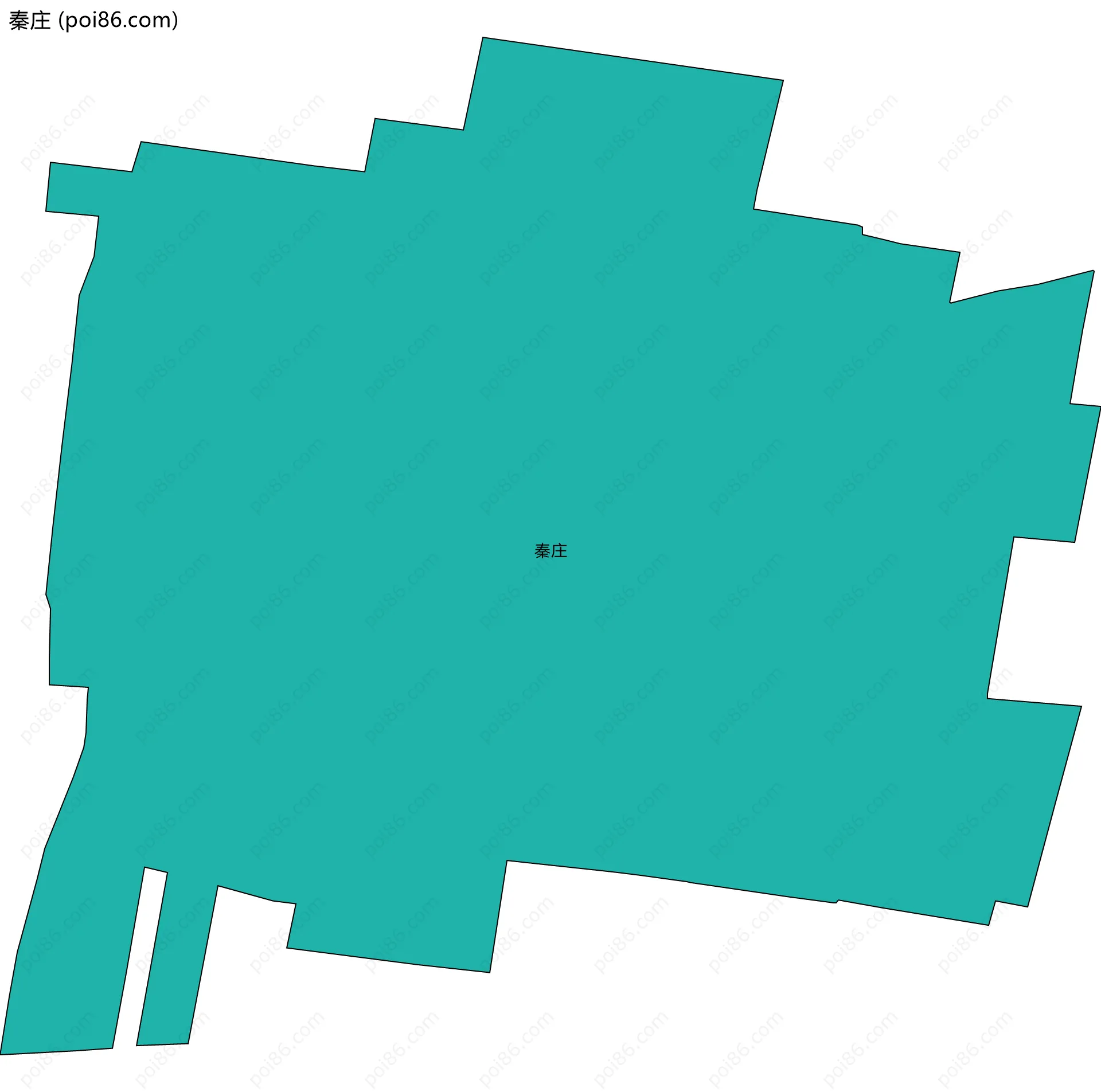 秦庄边界地图