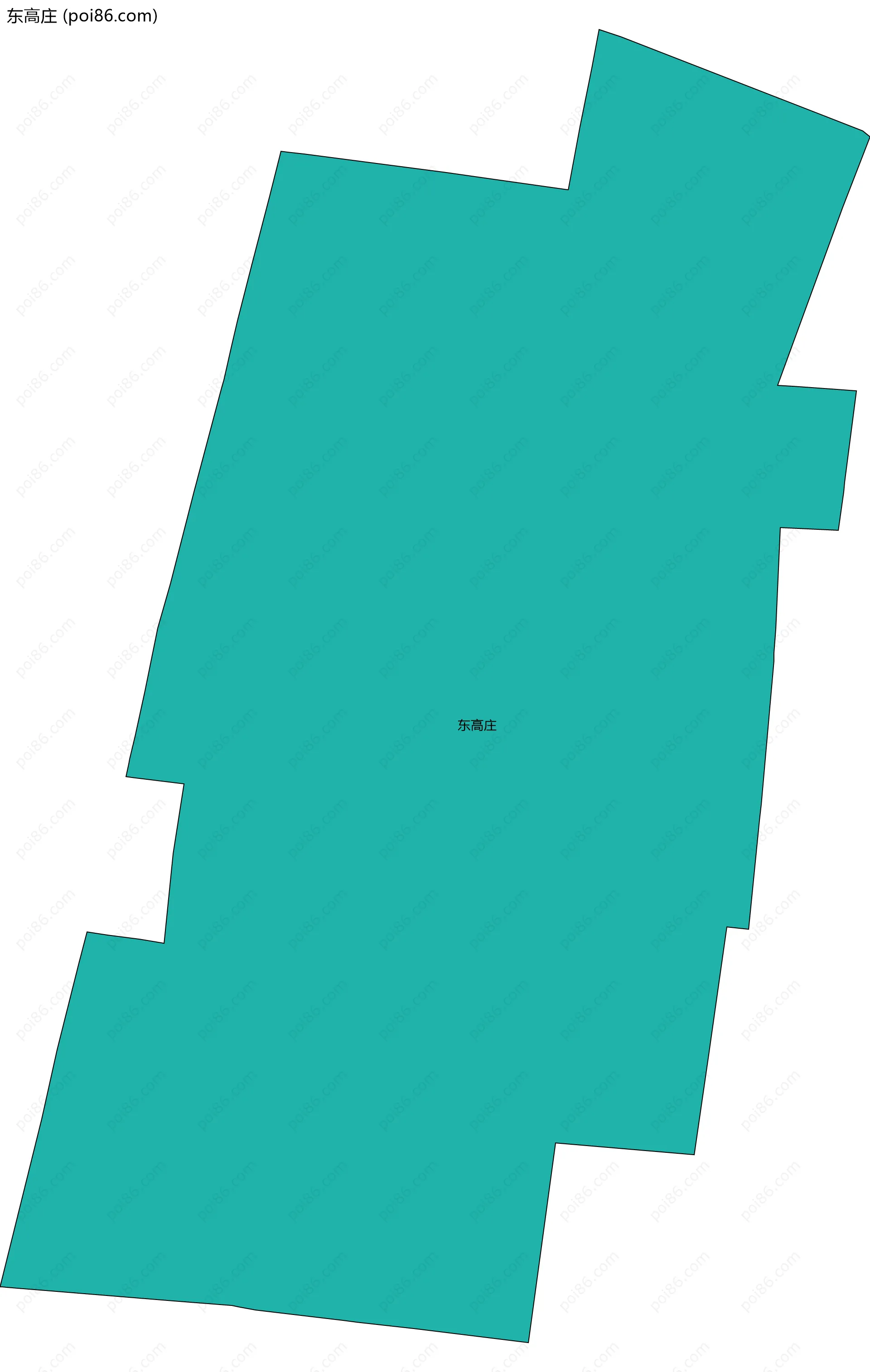 东高庄边界地图