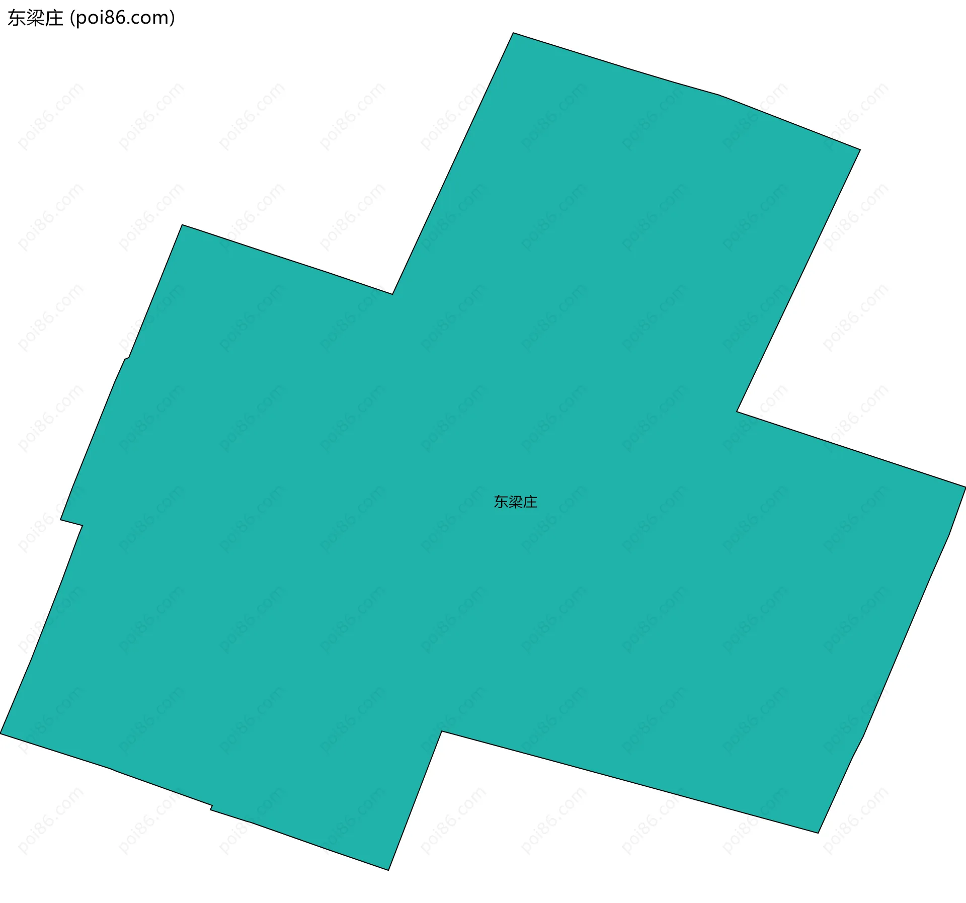 东梁庄边界地图