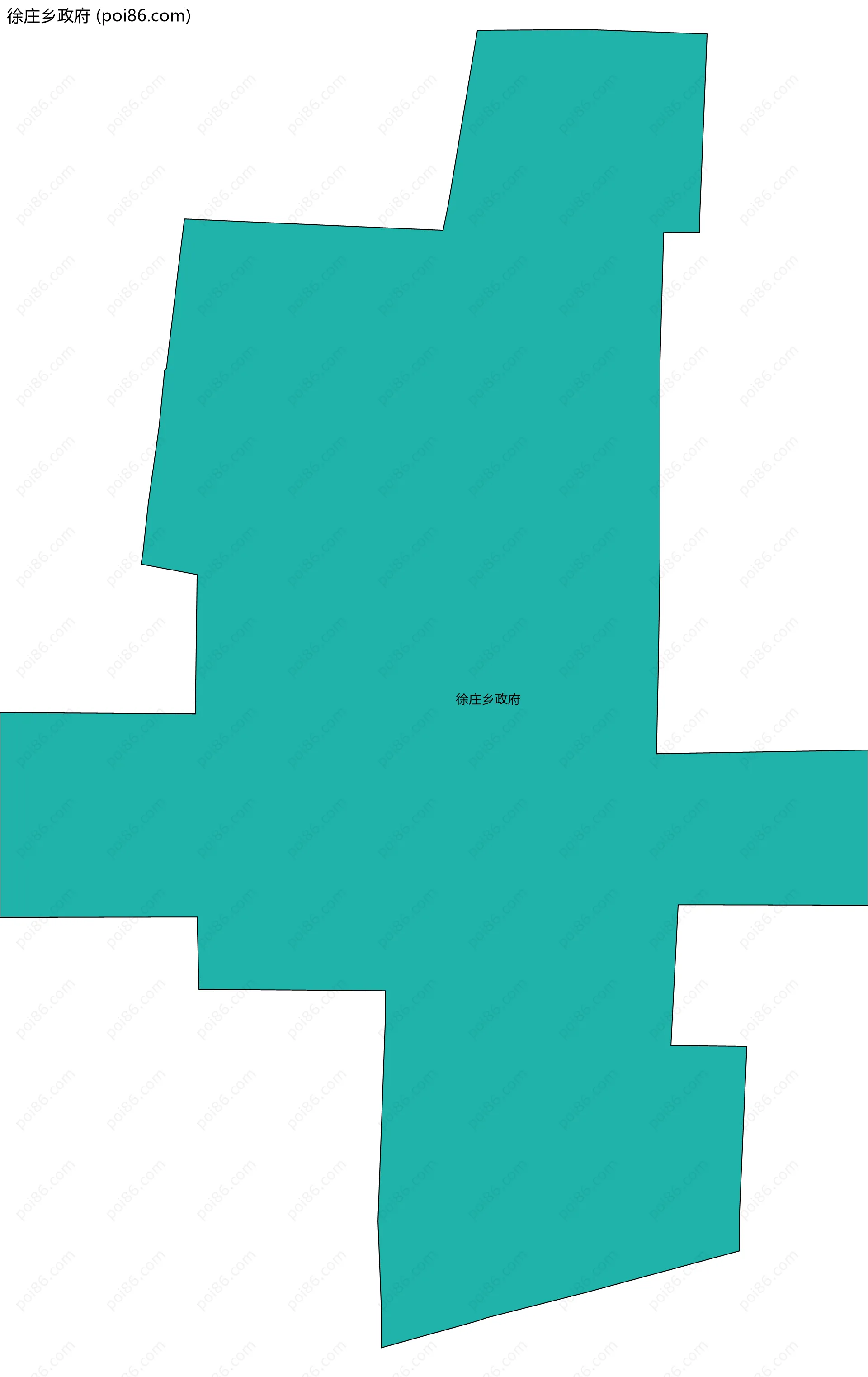 徐庄乡政府边界地图