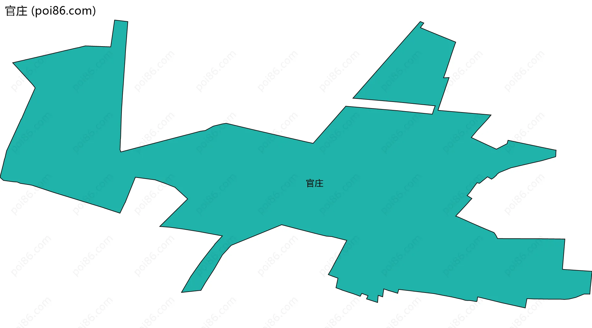 官庄边界地图