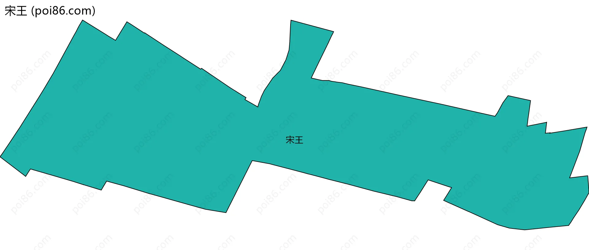 宋王边界地图
