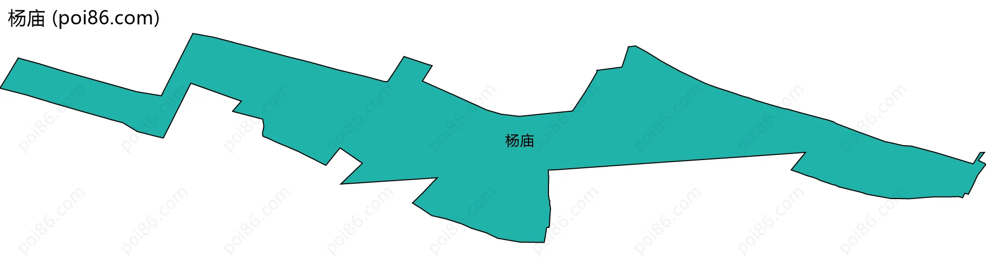 杨庙边界地图