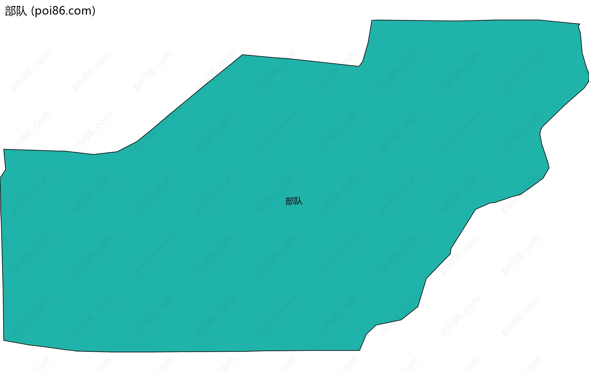 部队边界地图