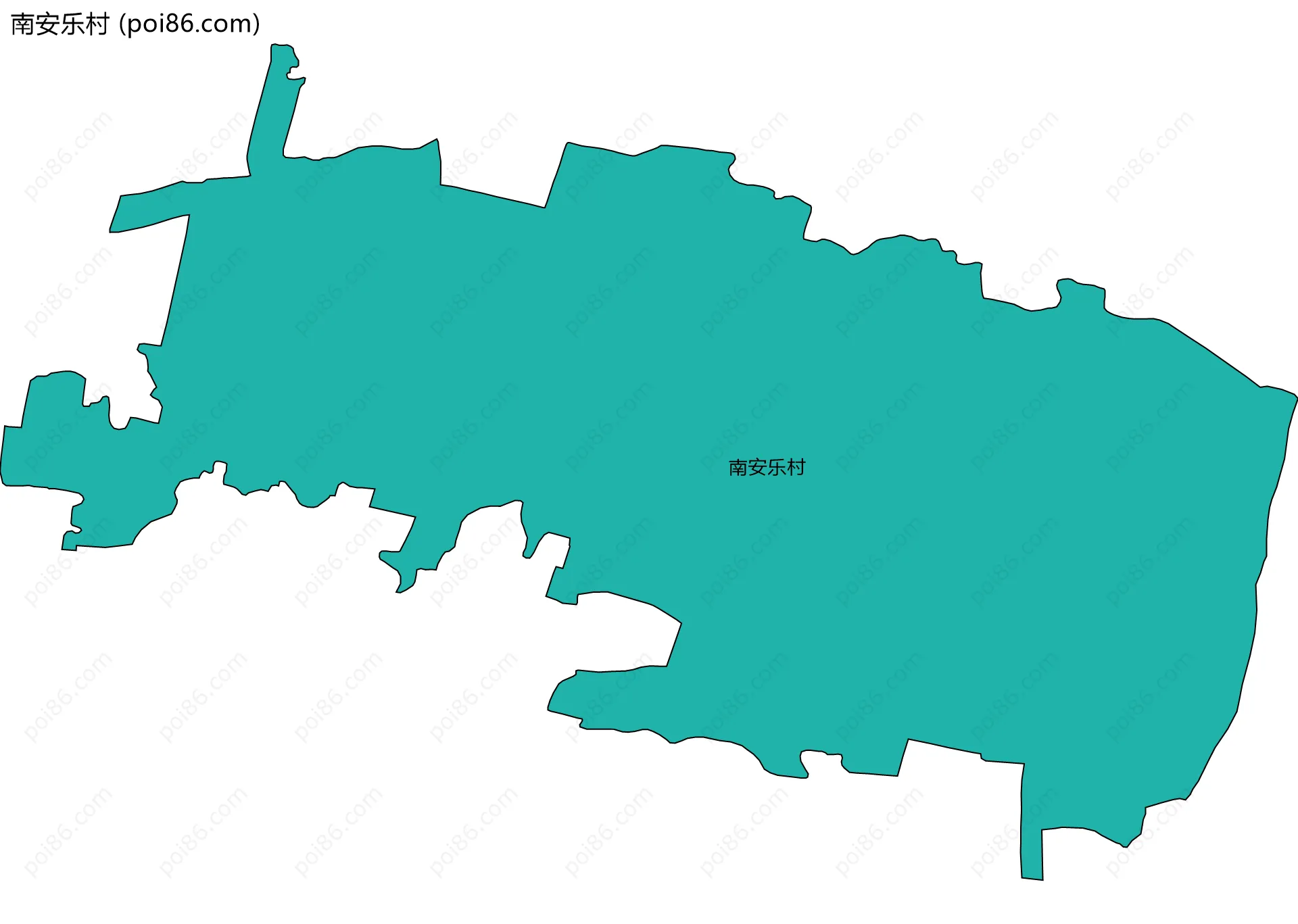 南安乐村边界地图