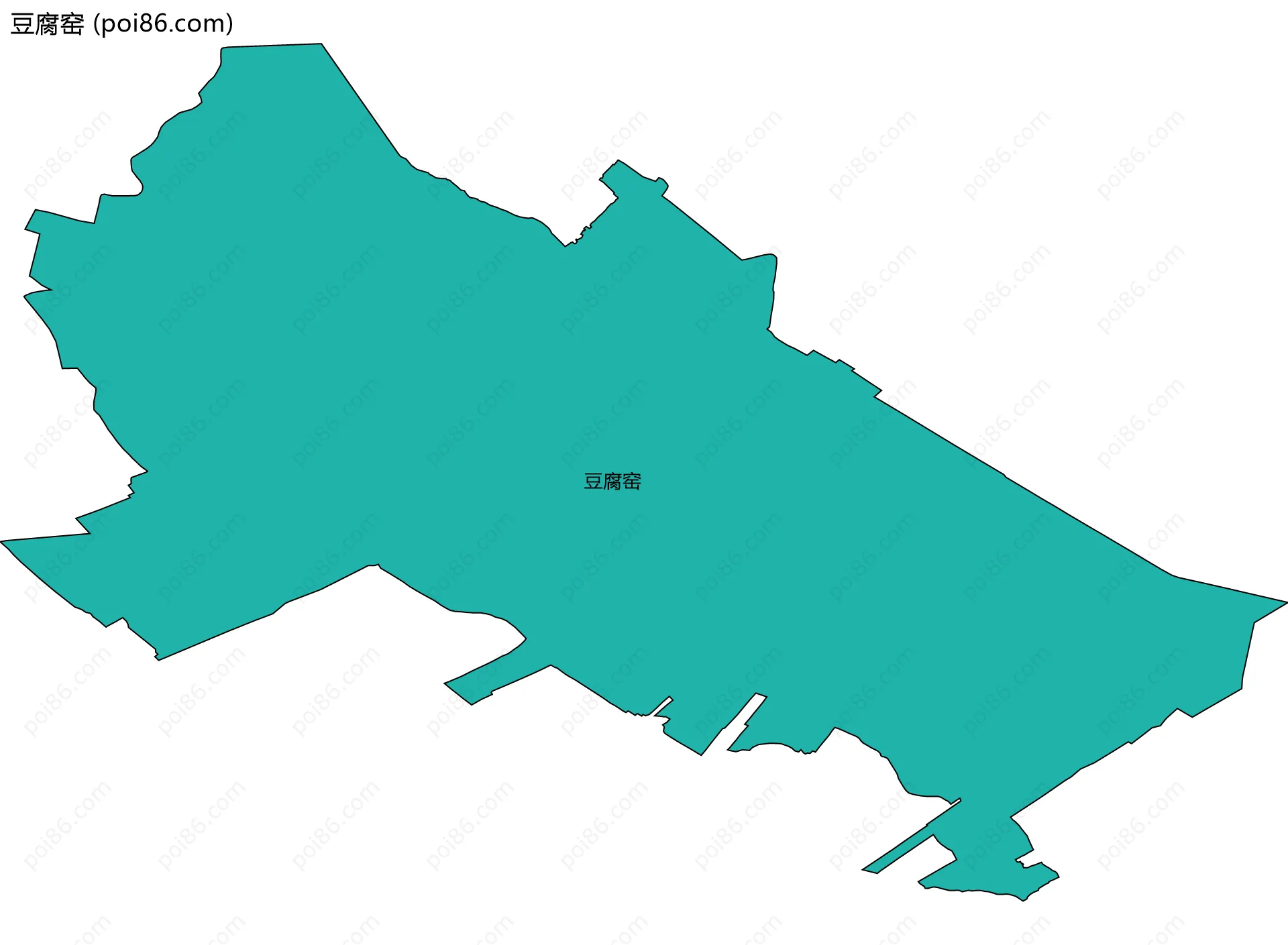 豆腐窑边界地图