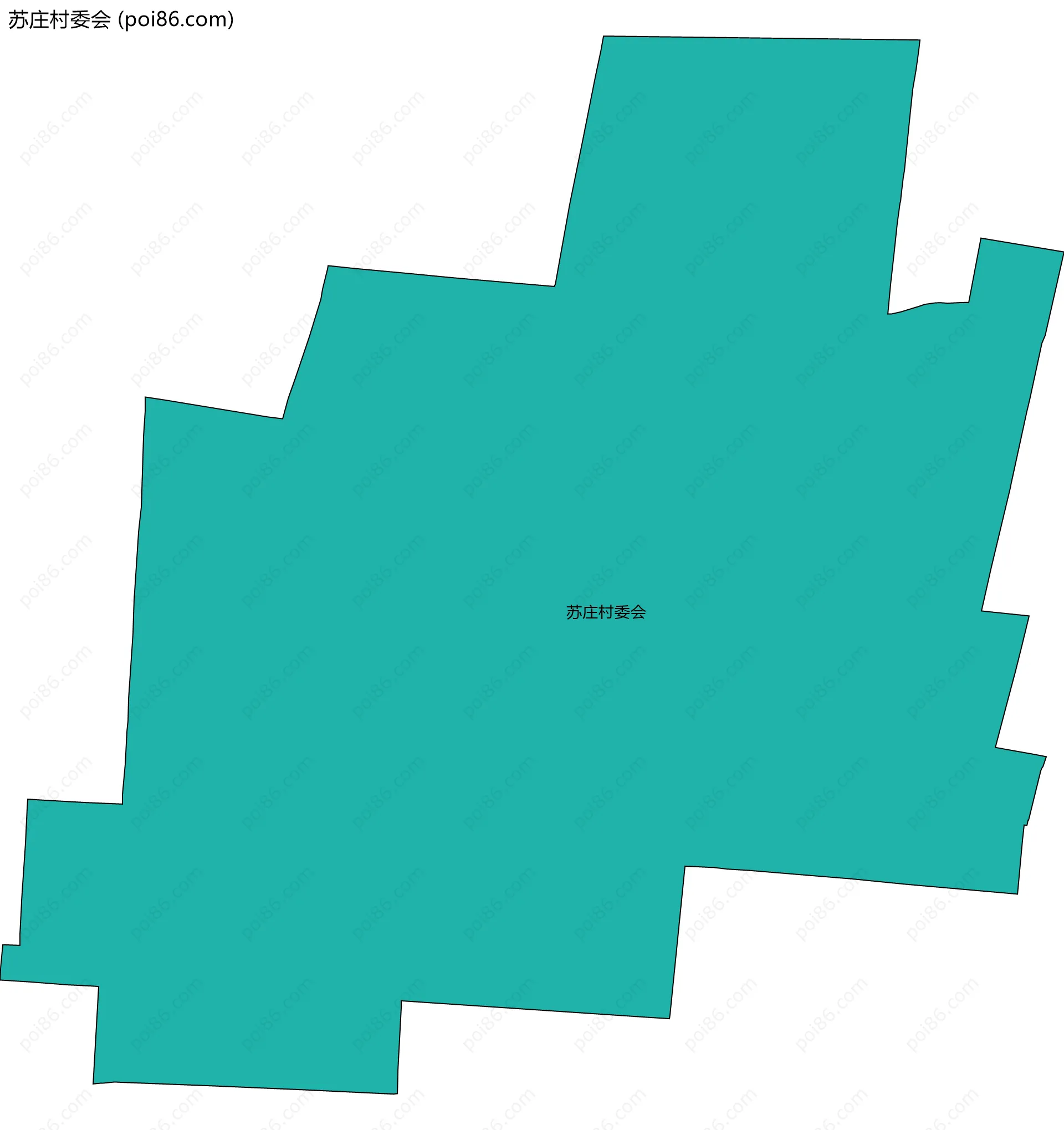 苏庄村委会边界地图