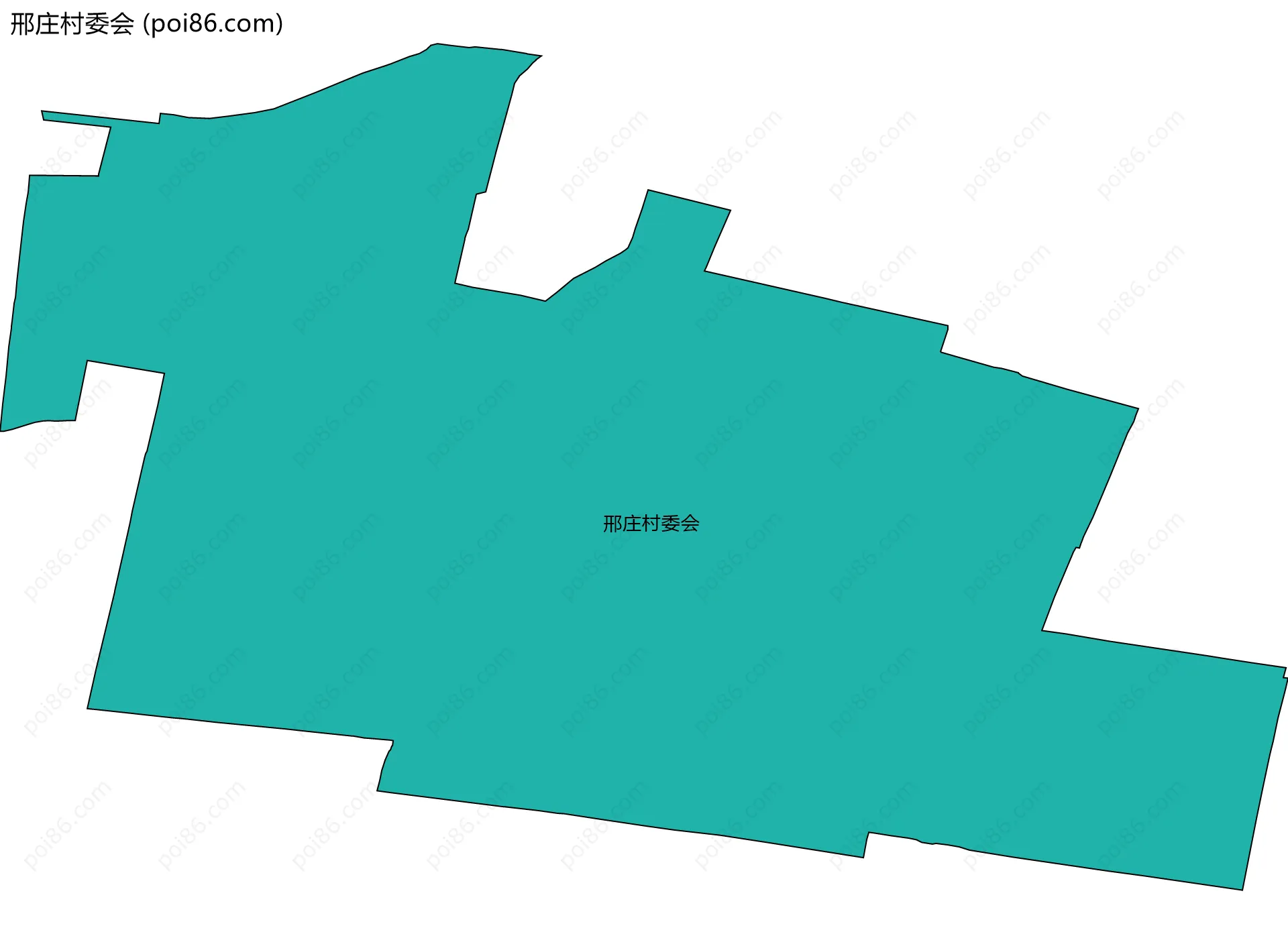邢庄村委会边界地图
