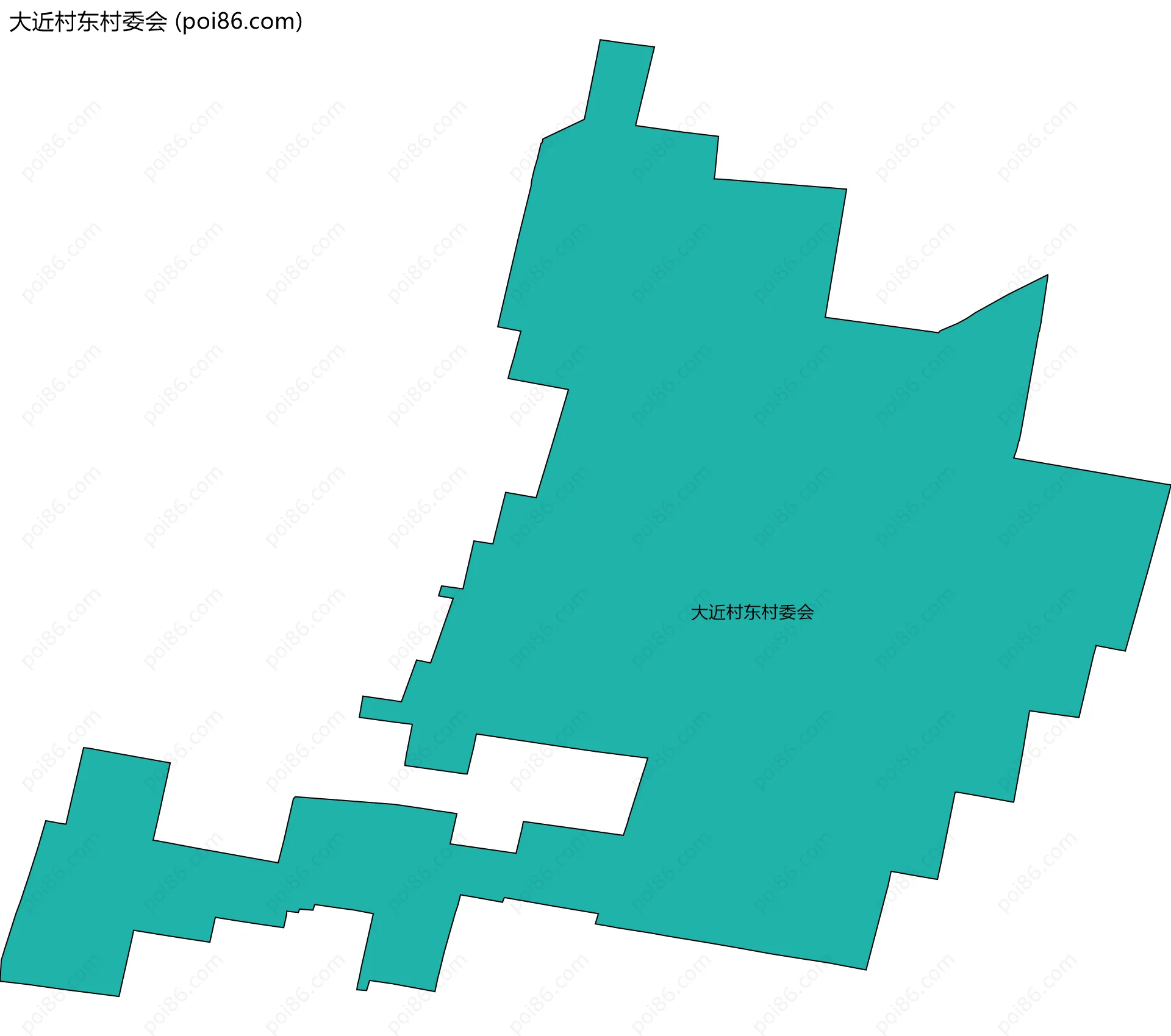 大近村东村委会边界地图