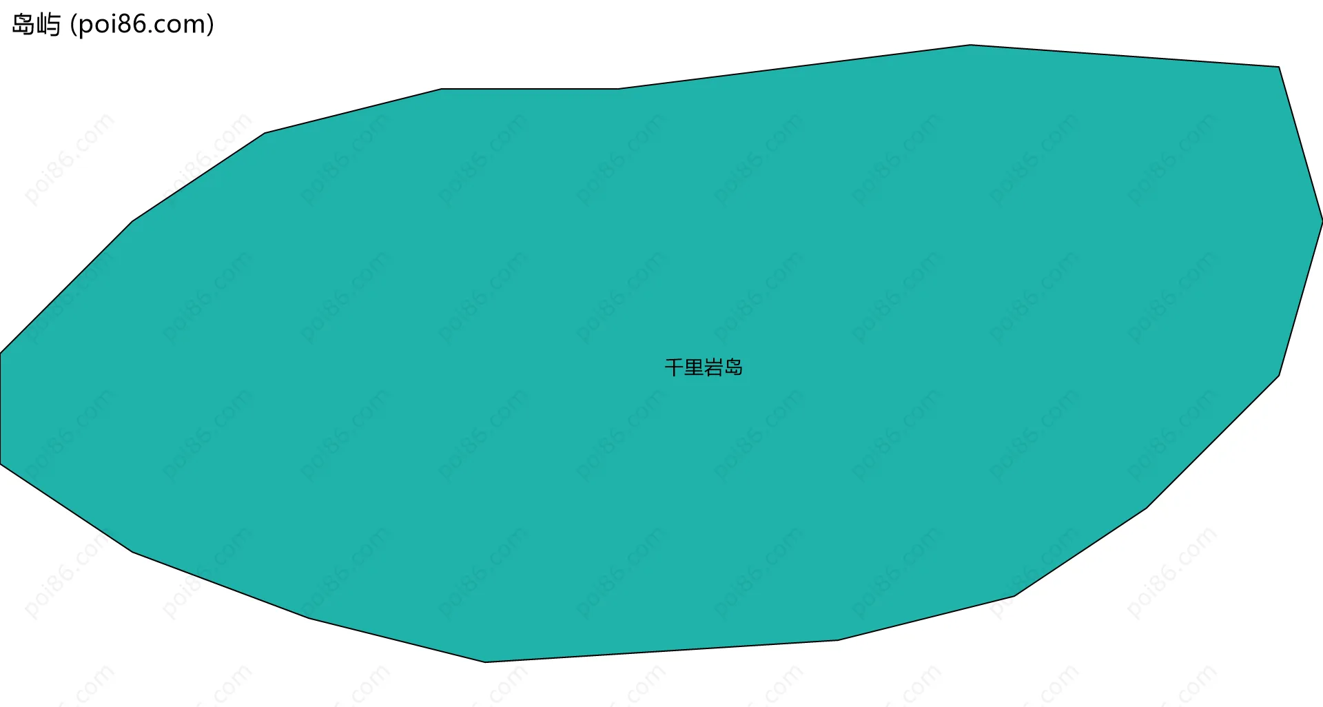 岛屿边界地图(五级行政区划)