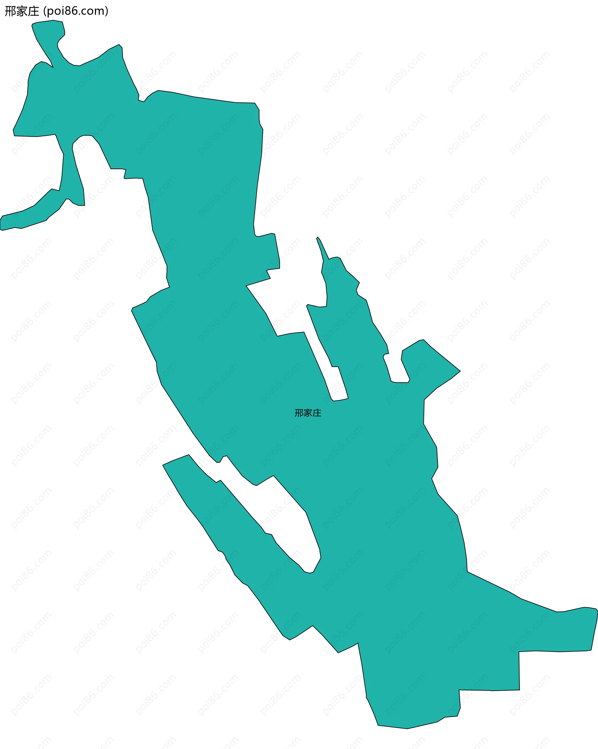邢家庄边界地图