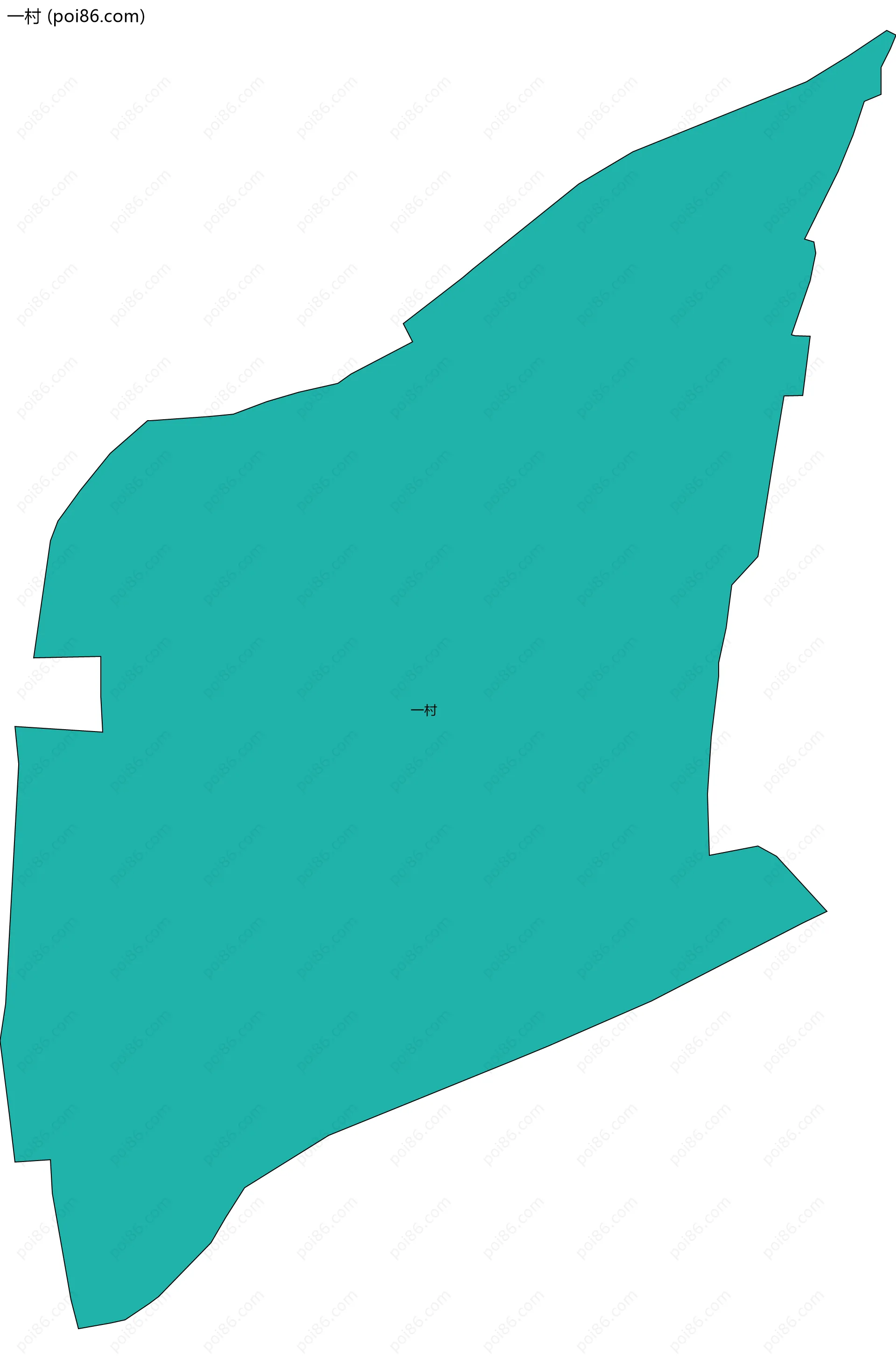 一村边界地图